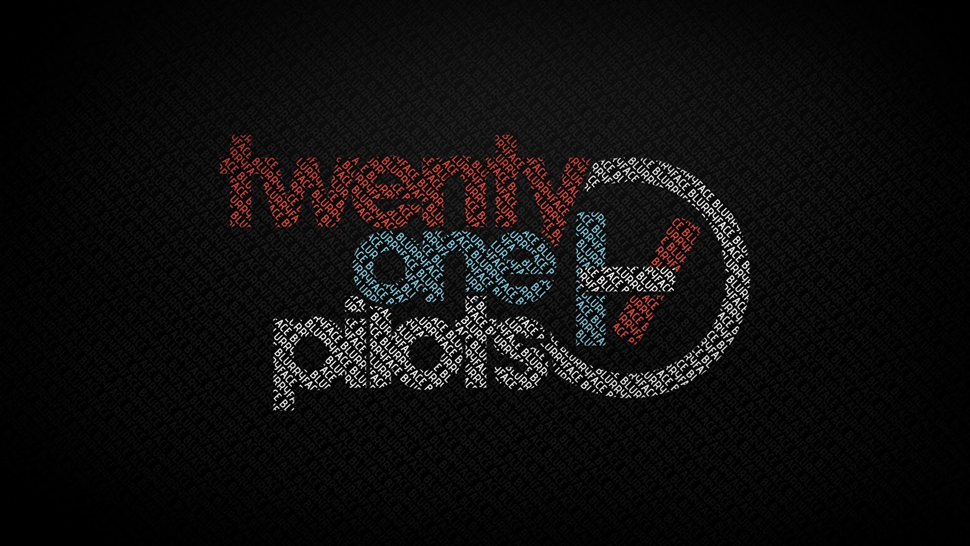 Twenty One Pilots, Logo, Tipografia, Sfondo nero, Full HD, wallpaper per portatile