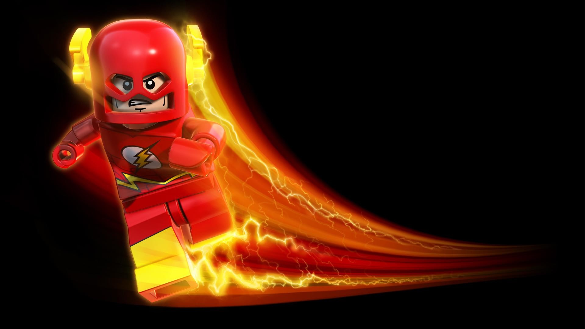 Flash, LEGO DC Super Heroes, Minifigure, Velocità, Full HD, sfondo per PC e portatile