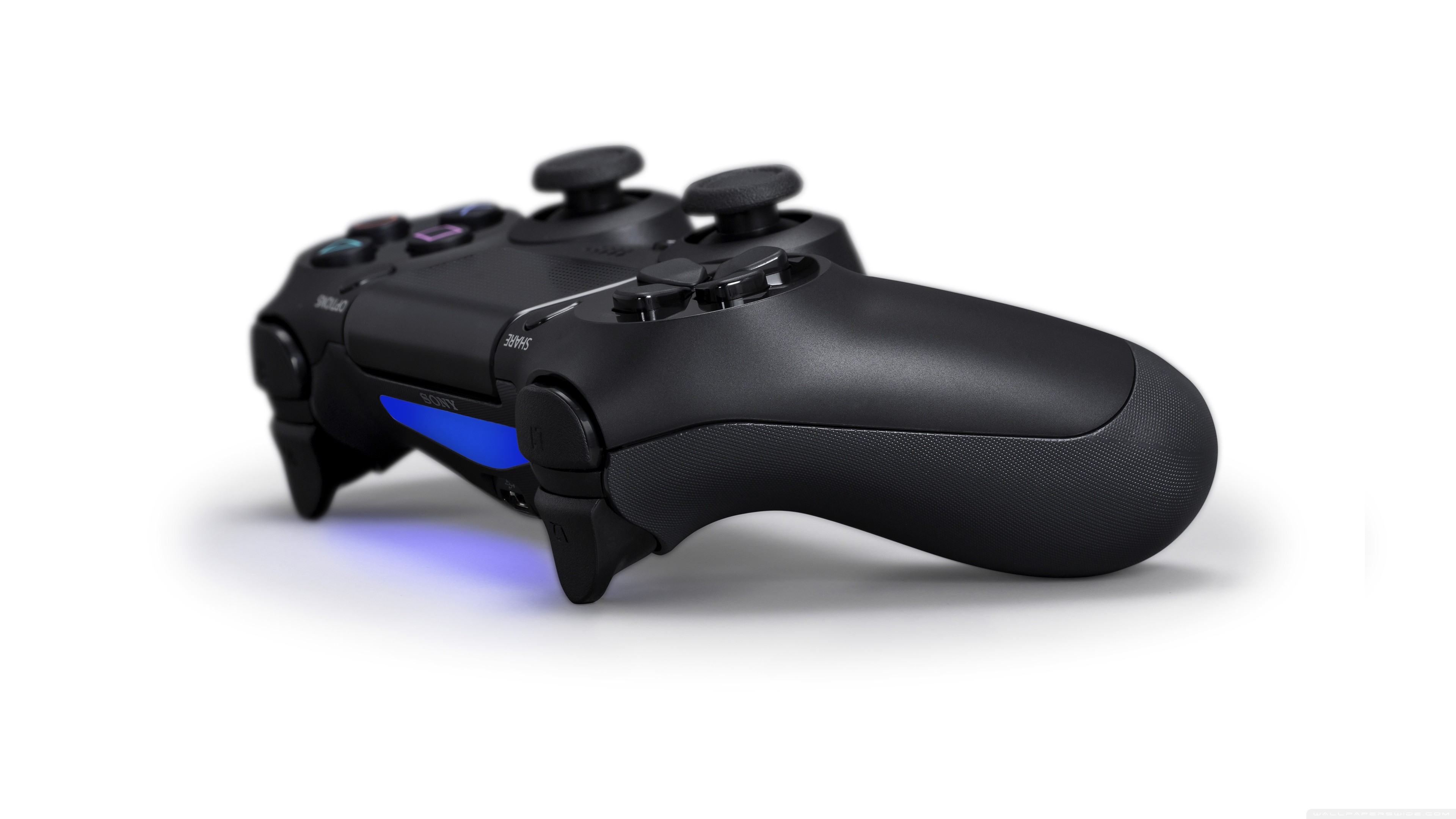 DualShock 4, PlayStation 4, Controller, Sfondo bianco, 4K, wallpaper desktop