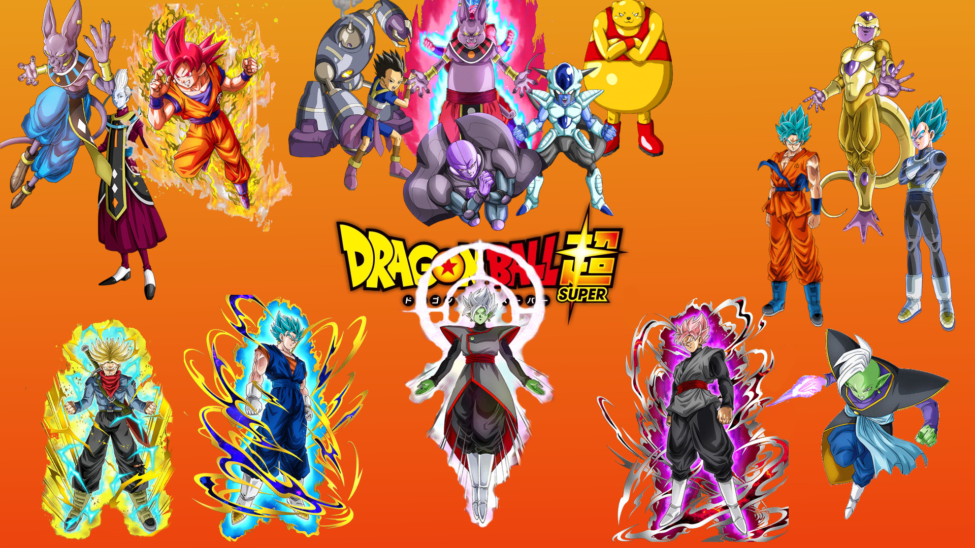 Dragon Ball Super, Zamasu, Goku Black, Hit, Personaggi, 1920x1080, sfondo per PC