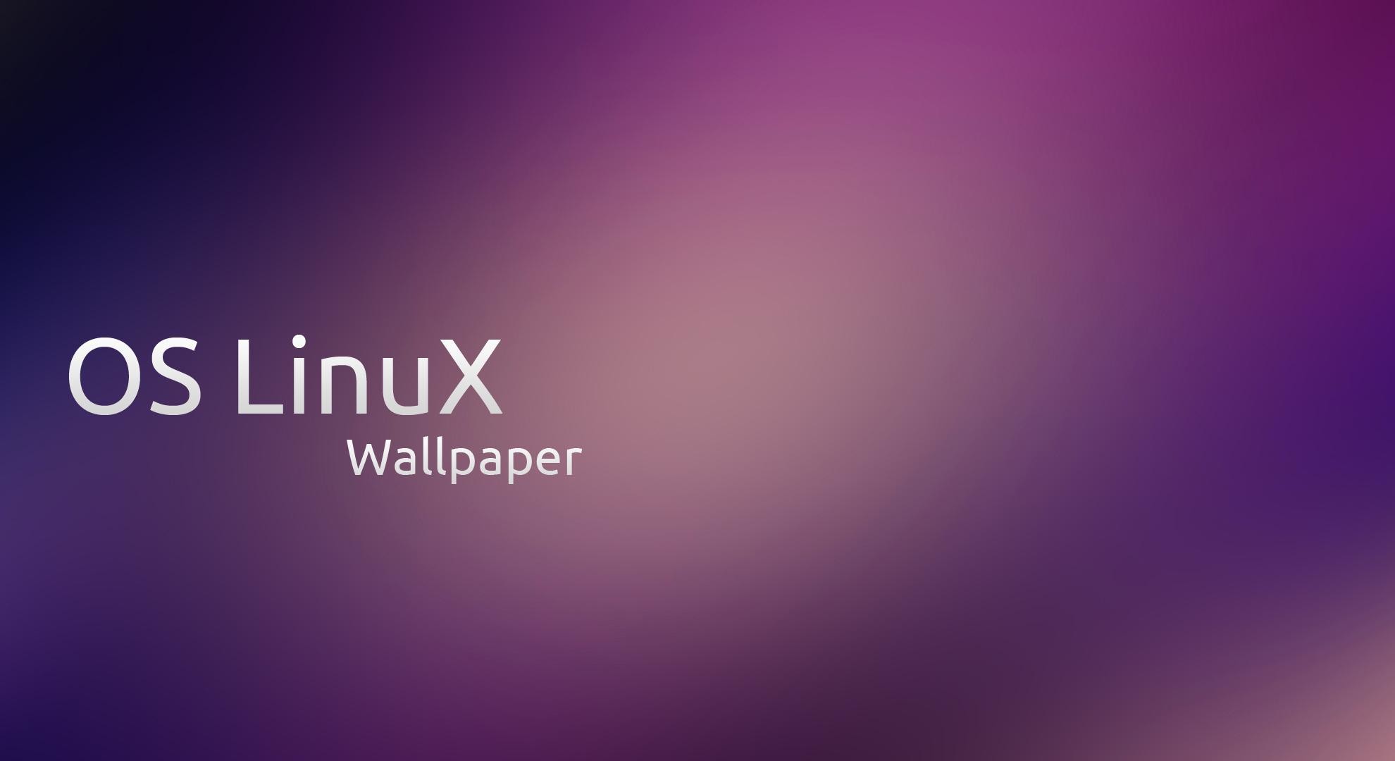 Linux, Tipografia, Viola, Sfumatura, Full HD, sfondo per PC