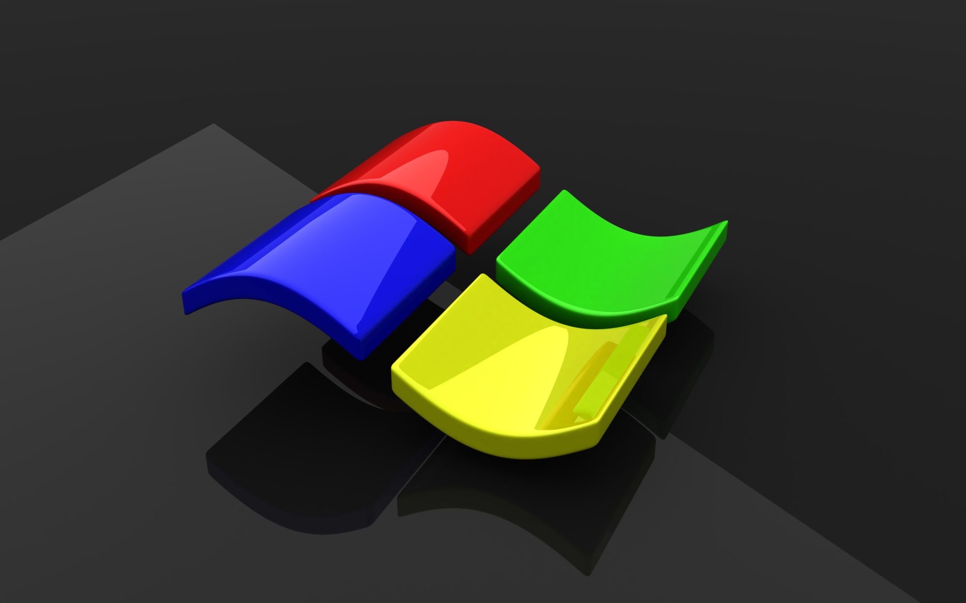 Logo Windows, Windows XP, 3D, Sfondo nero, 1920x1200, wallpaper desktop