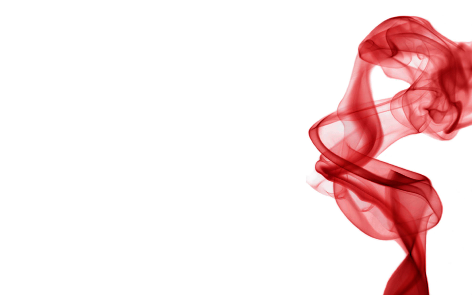 Fumo rosso, Sfondo bianco, Astratto, Full HD, wallpaper per computer