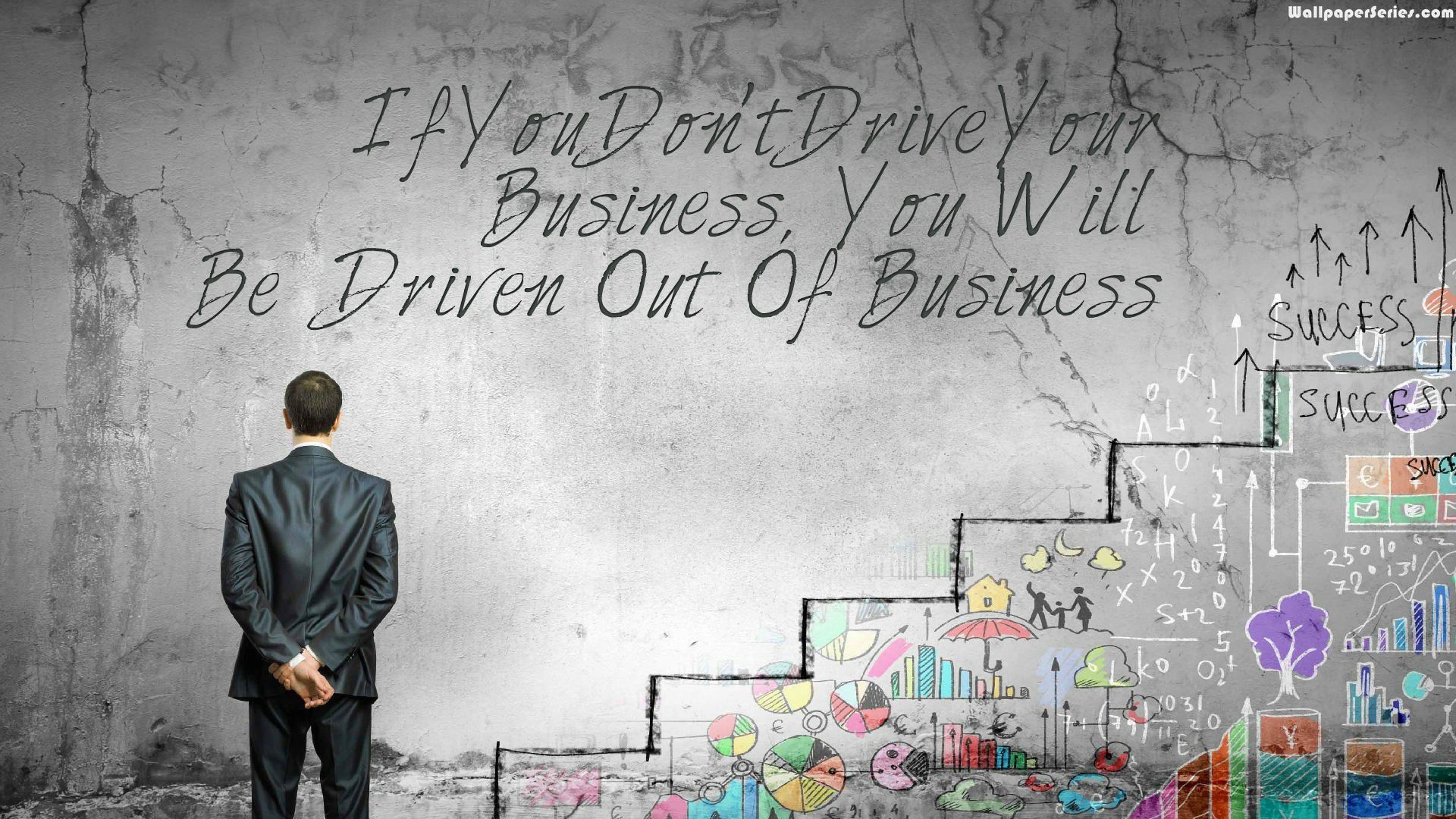 Citazione motivazionale, Uomo d'affari, Scala del successo, Muro, sfondo Full HD per computer