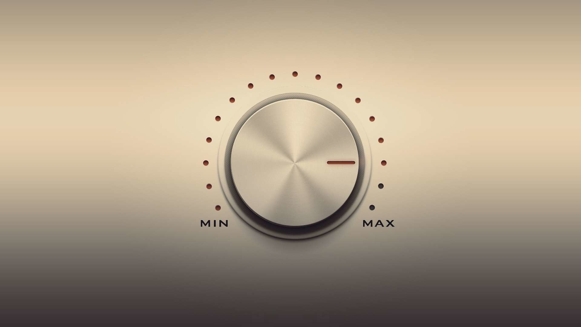 Manopola del volume, Minimalismo, Beige, Full HD 1080p, sfondo desktop