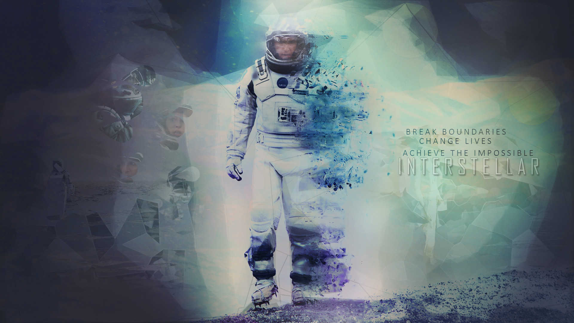 Interstellar, Astronauta, Citazione, Dispersione, 1920x1080, sfondo per PC