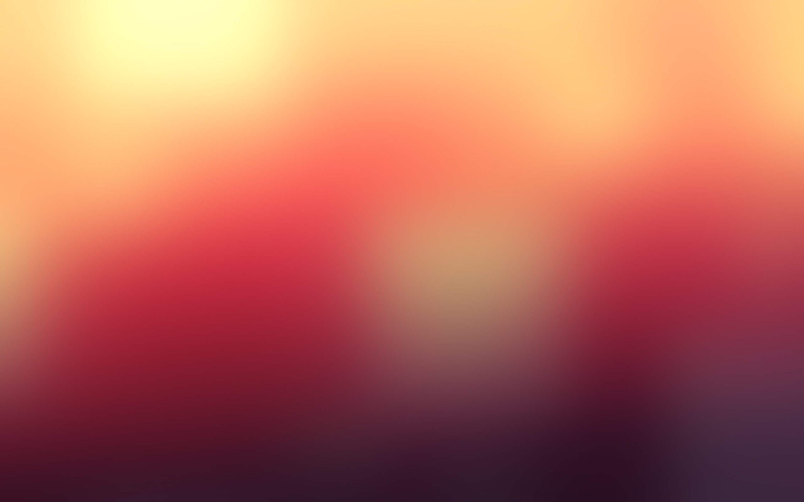 Sfumature, Rosso, Giallo, Sfocato, 2K, sfondo per PC e portatile
