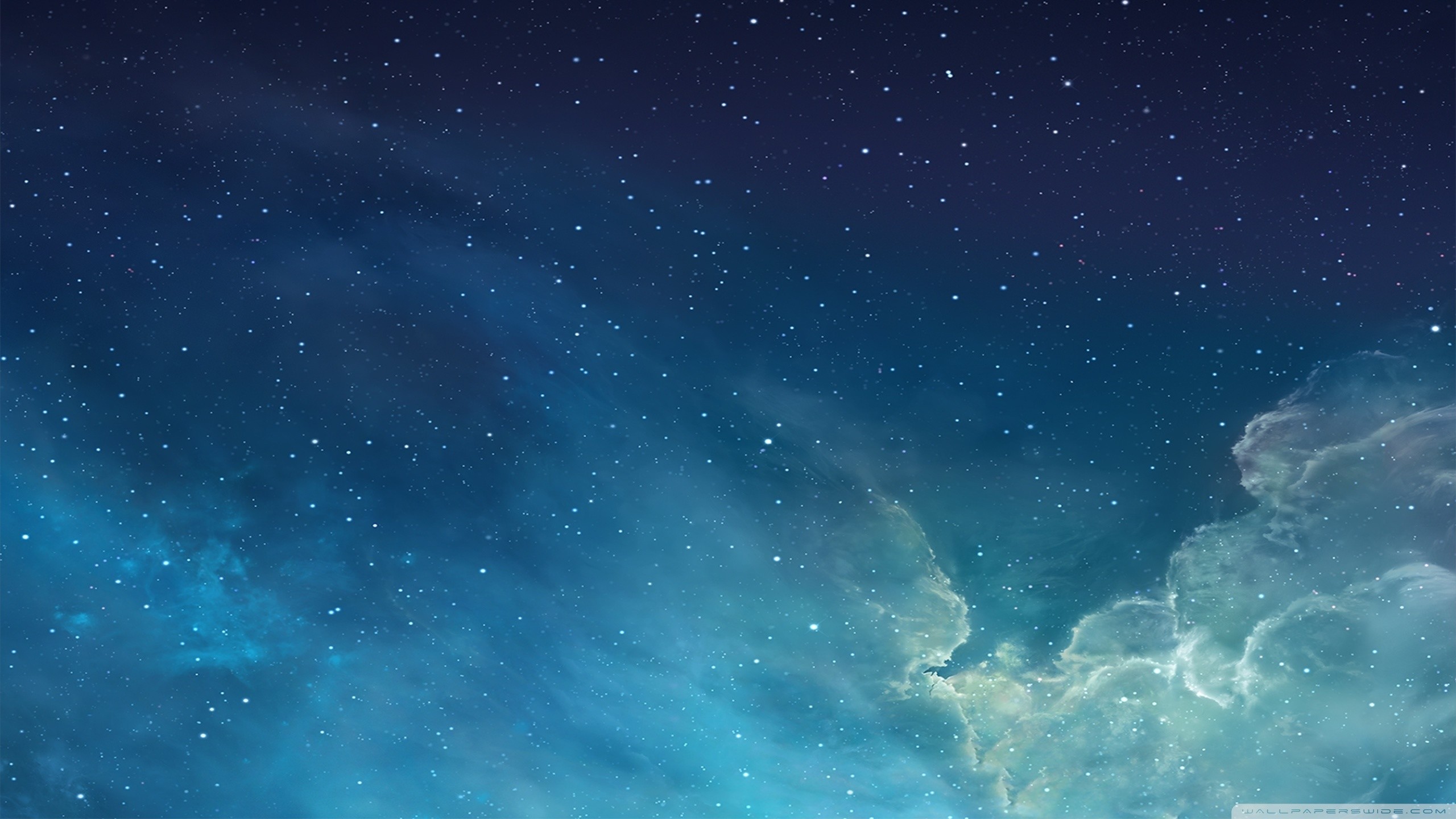 Nebulosa, Spazio, Azzurro, Stelle, 2K, sfondo desktop