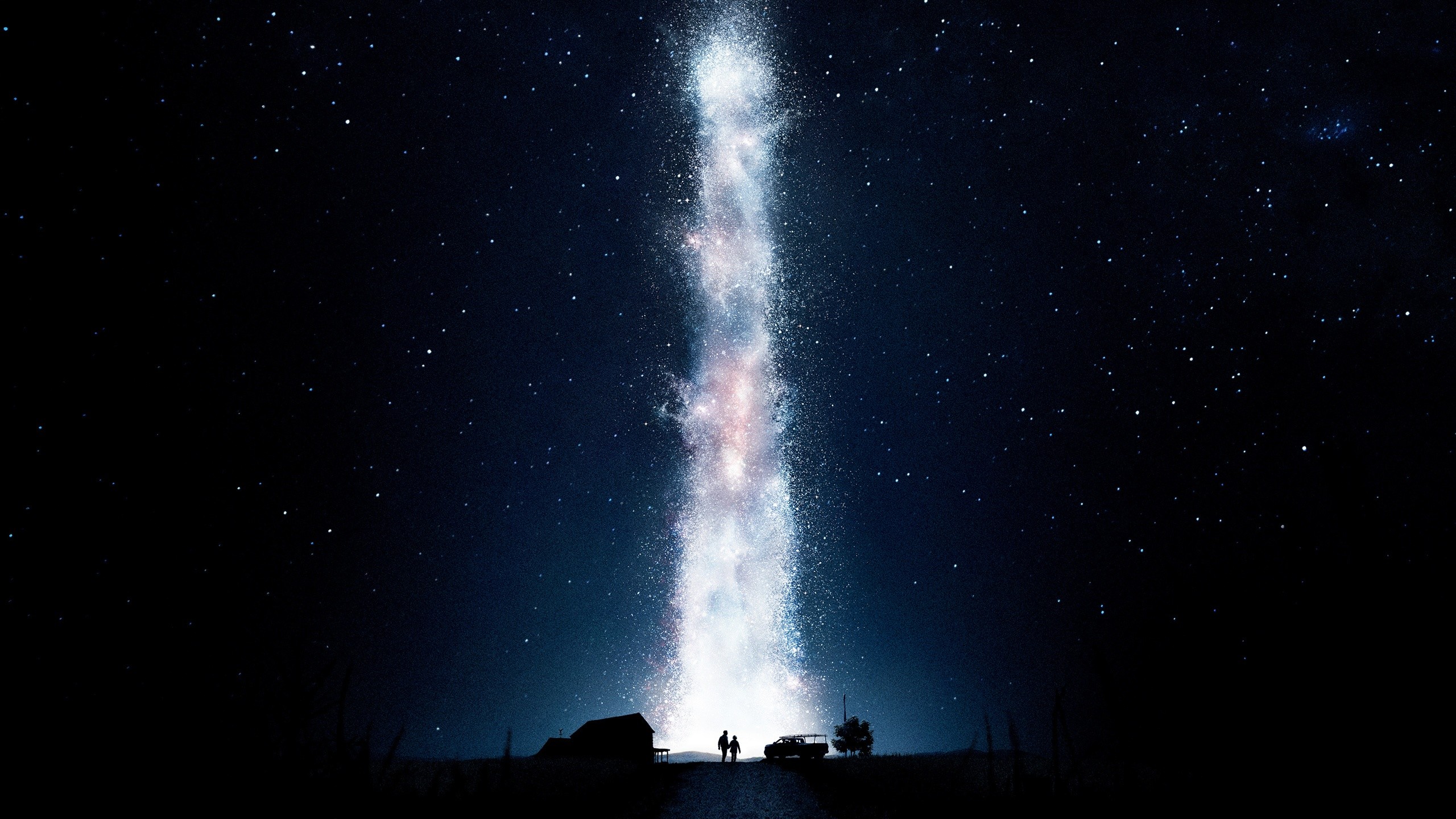 Interstellar, Via Lattea, Cielo stellato, Notte, 2K, wallpaper per PC