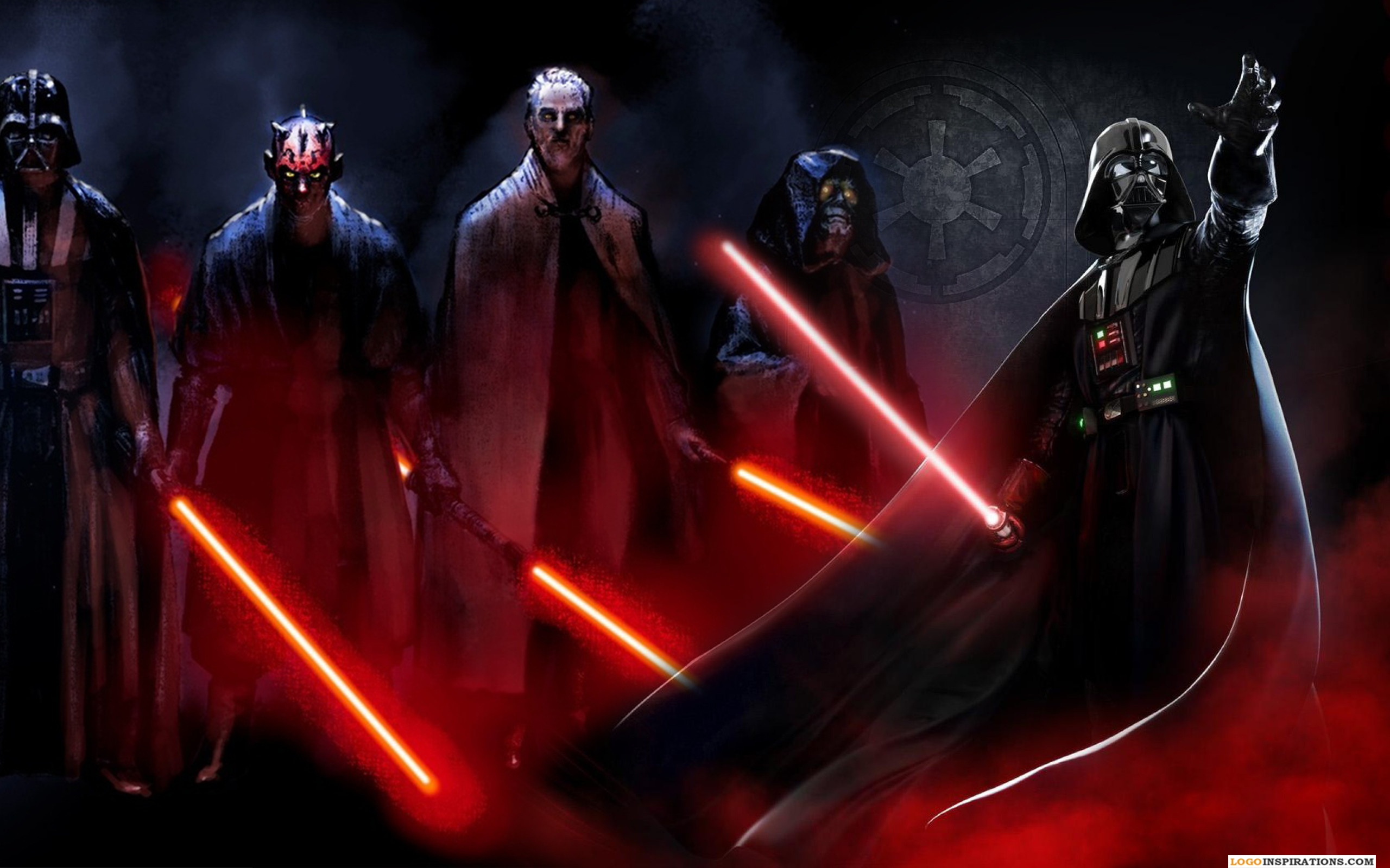 Darth Vader, Darth Maul, Sith, Spade laser, 2K, sfondo per PC