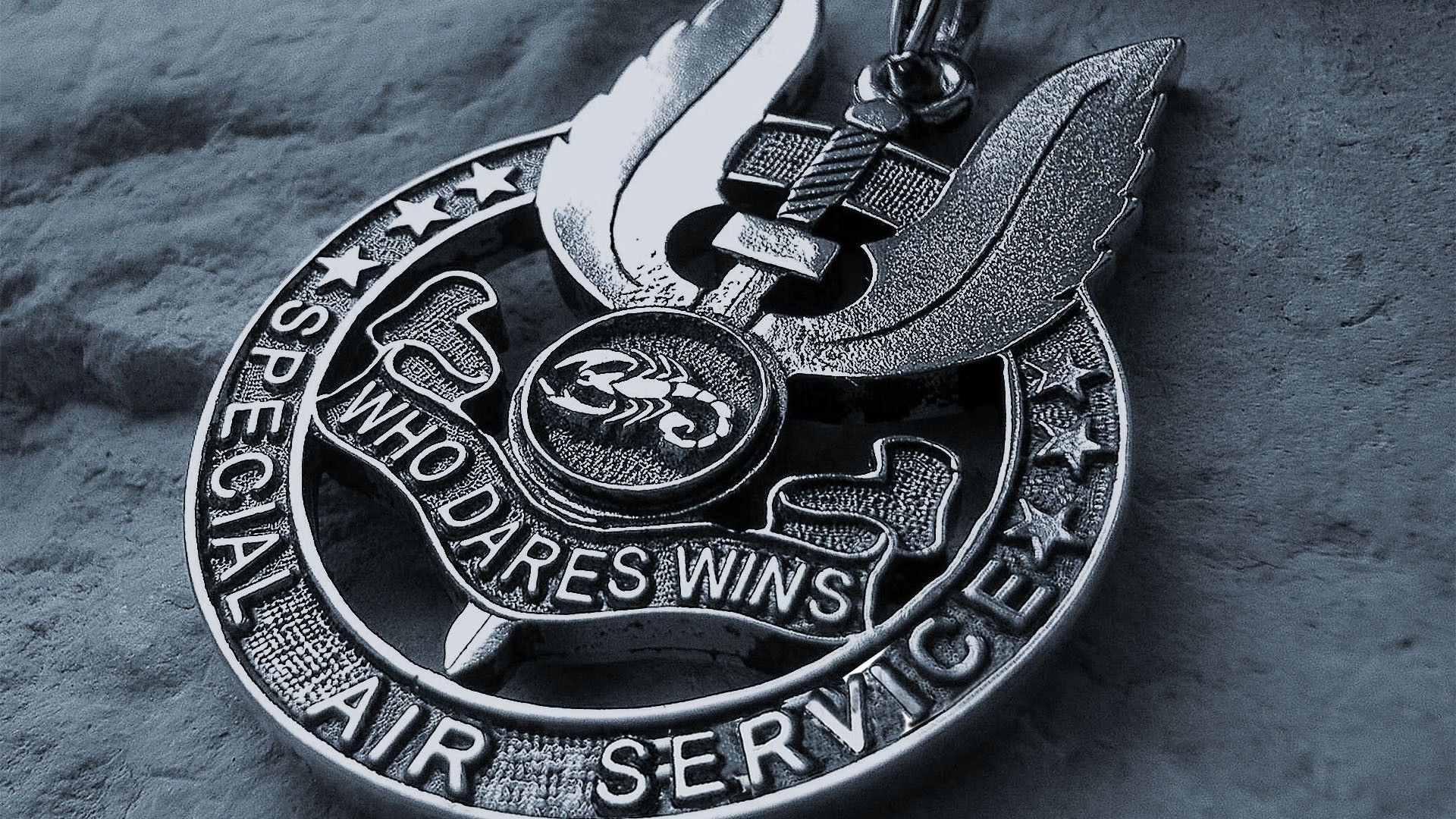 Special Air Service, Who Dares Wins, Distintivo, Forze speciali, Pugnale alato, immagine di sfondo