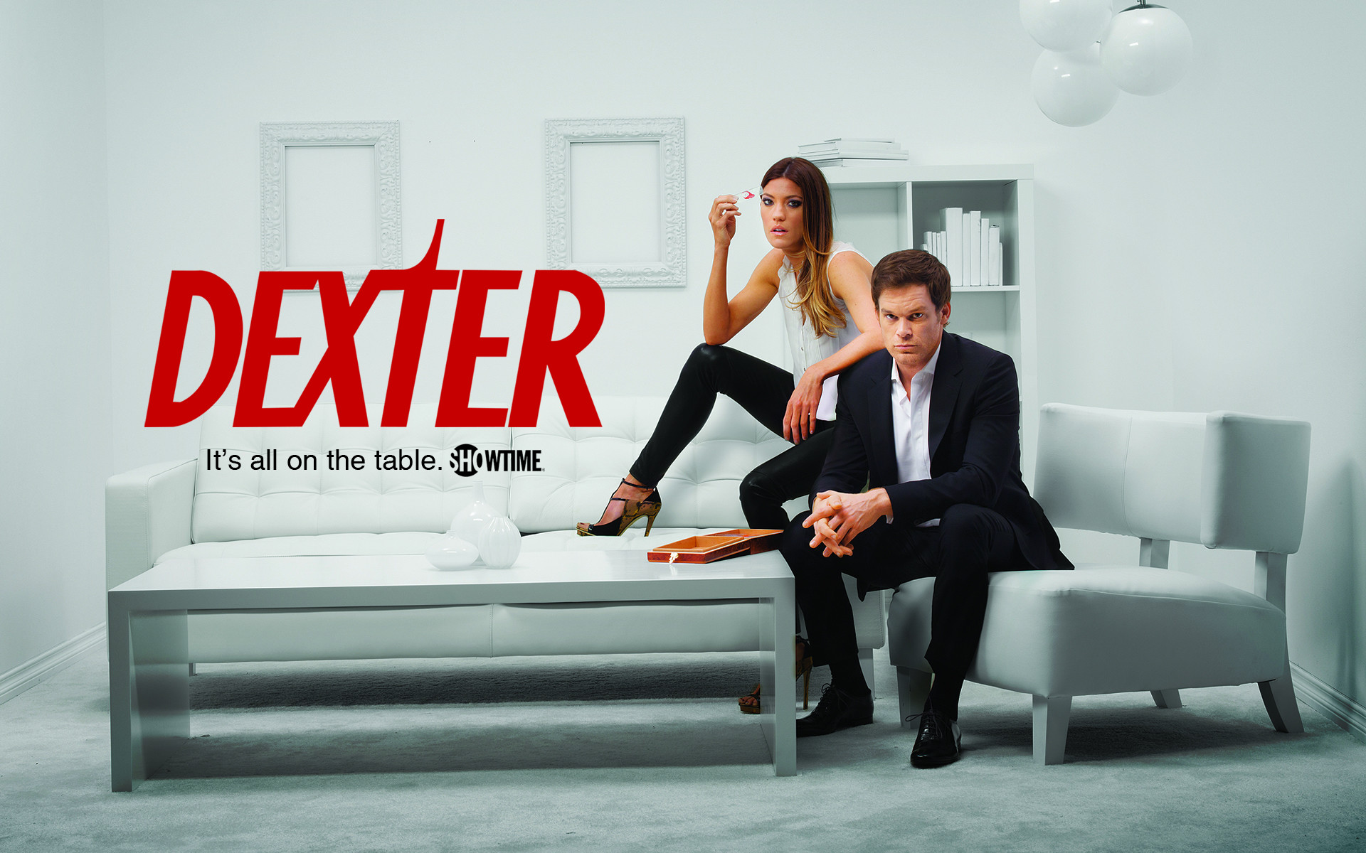Dexter Morgan, Hannah McKay, Michael C. Hall, Yvonne Strahovski, Dexter, Showtime, sfondo Full HD
