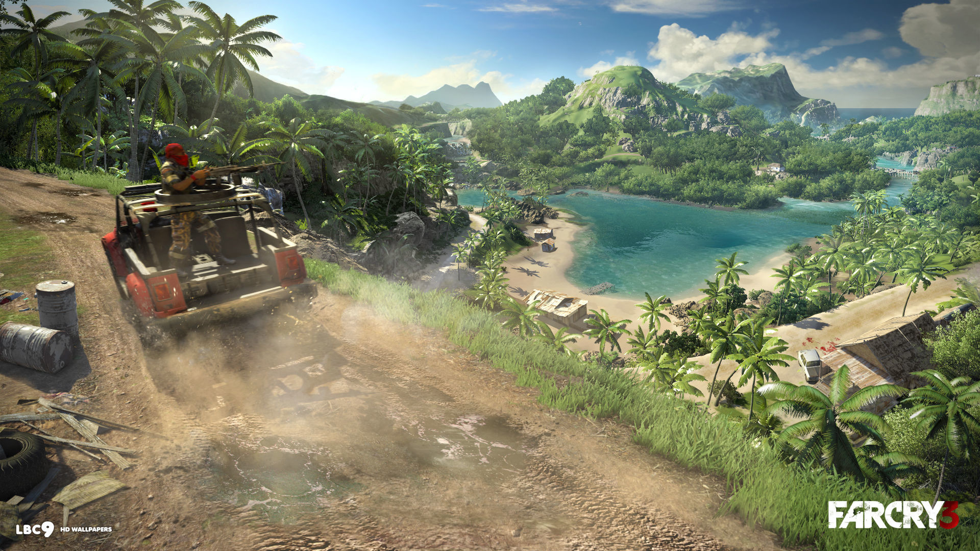 Far Cry 3, Fuoristrada, Isola, Panorama, Full HD, sfondo Windows 11