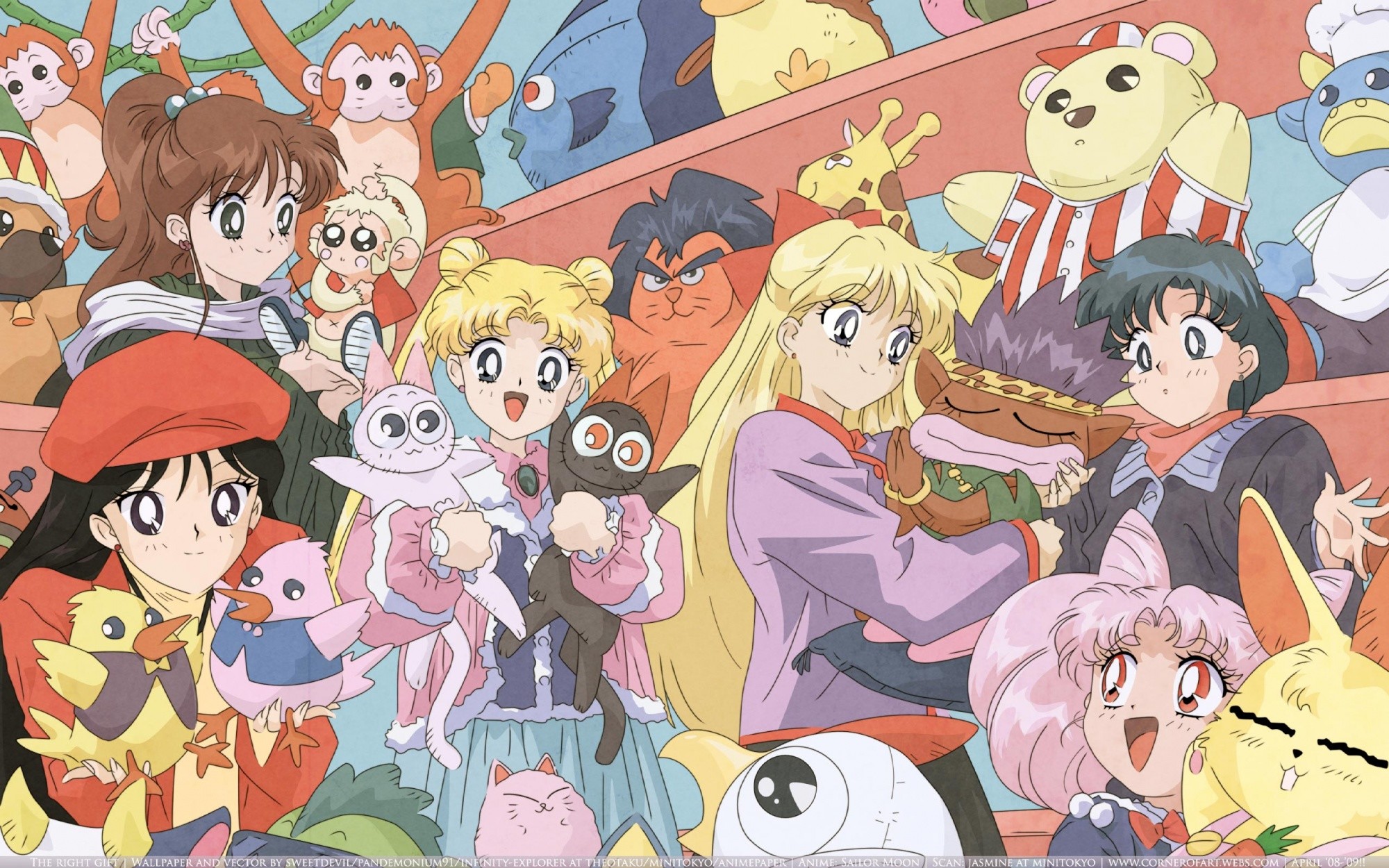 Sailor Moon, Chibiusa, Sailor Senshi, Personaggi, 2000x1250, sfondo MacBook Pro