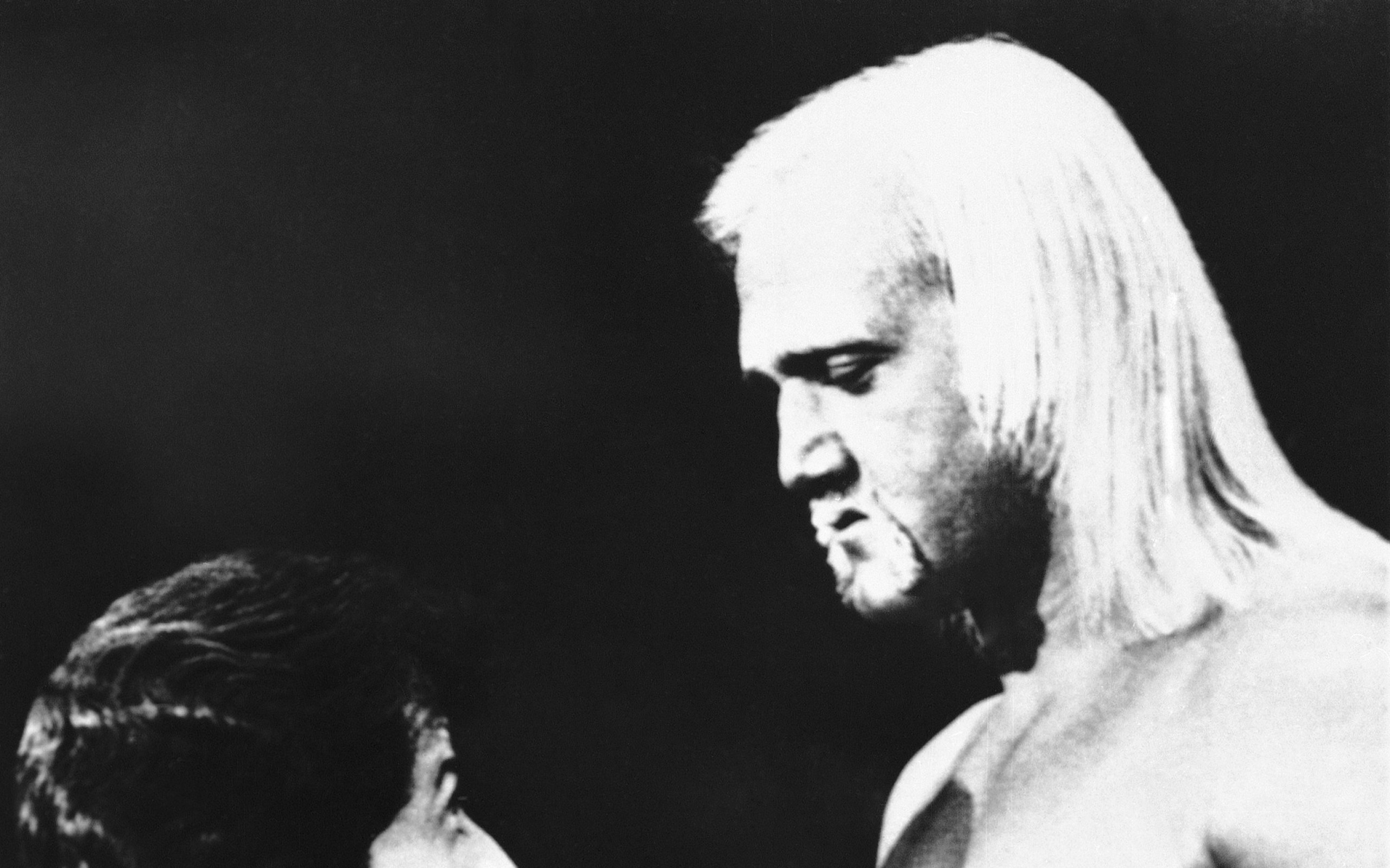 Thunderlips, Hulk Hogan, Rocky III, Bianco e nero, 2560x1600, sfondo MacBook Pro