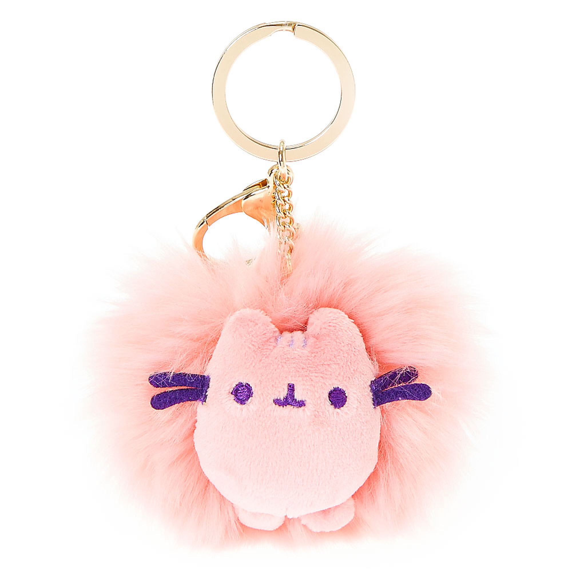 Pusheen, Portachiavi, Pompon, Rosa, Full HD, sfondo per iPad e tablet