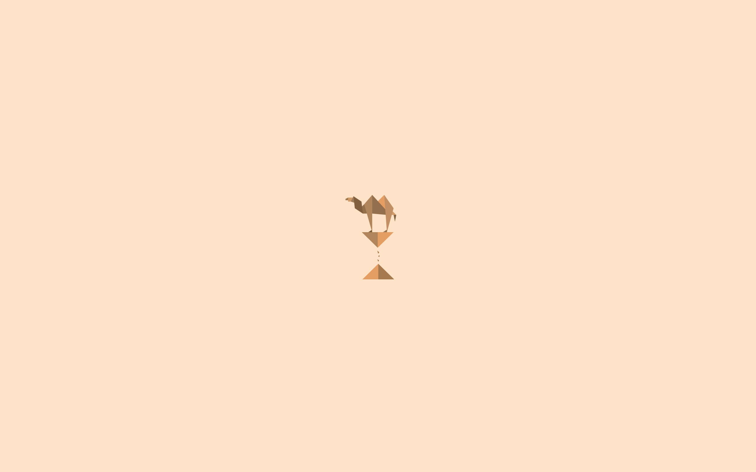 Clessidra, Cammello, Beige, Minimalista, 2560x1600, sfondo per PC