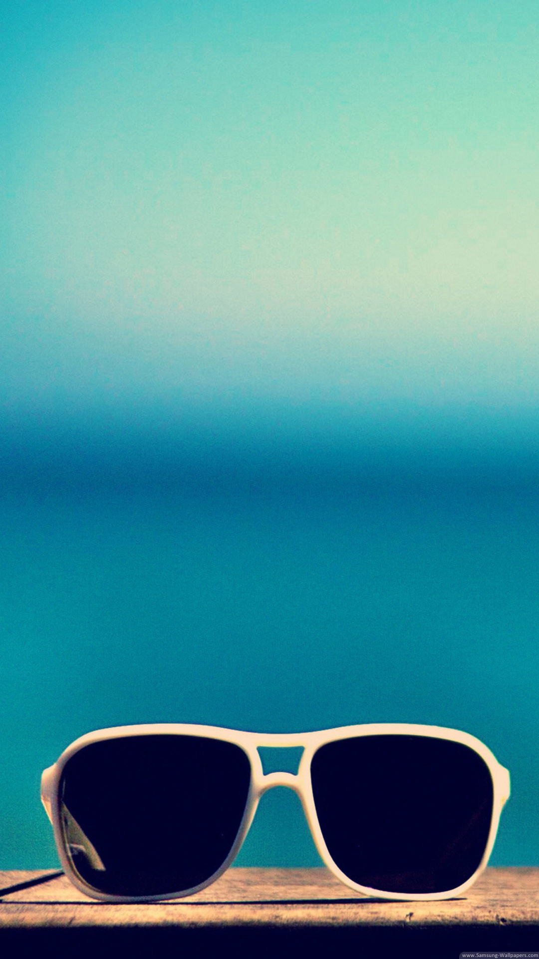 Occhiali da sole, Mare, Turchese, Minimalismo, Full HD, schermata di blocco del cellulare