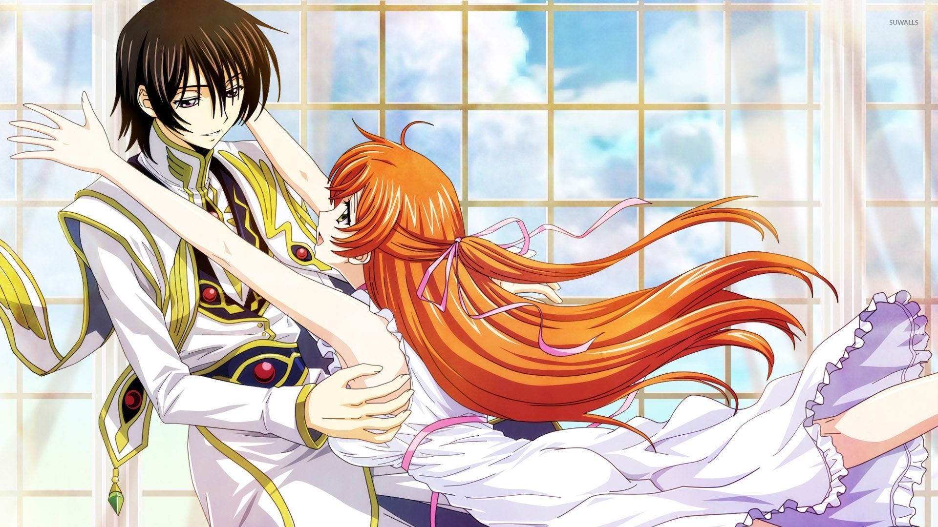 Suzaku Kururugi, Shirley Fenette, Code Geass, Ballo, 1920x1080, sfondo per PC