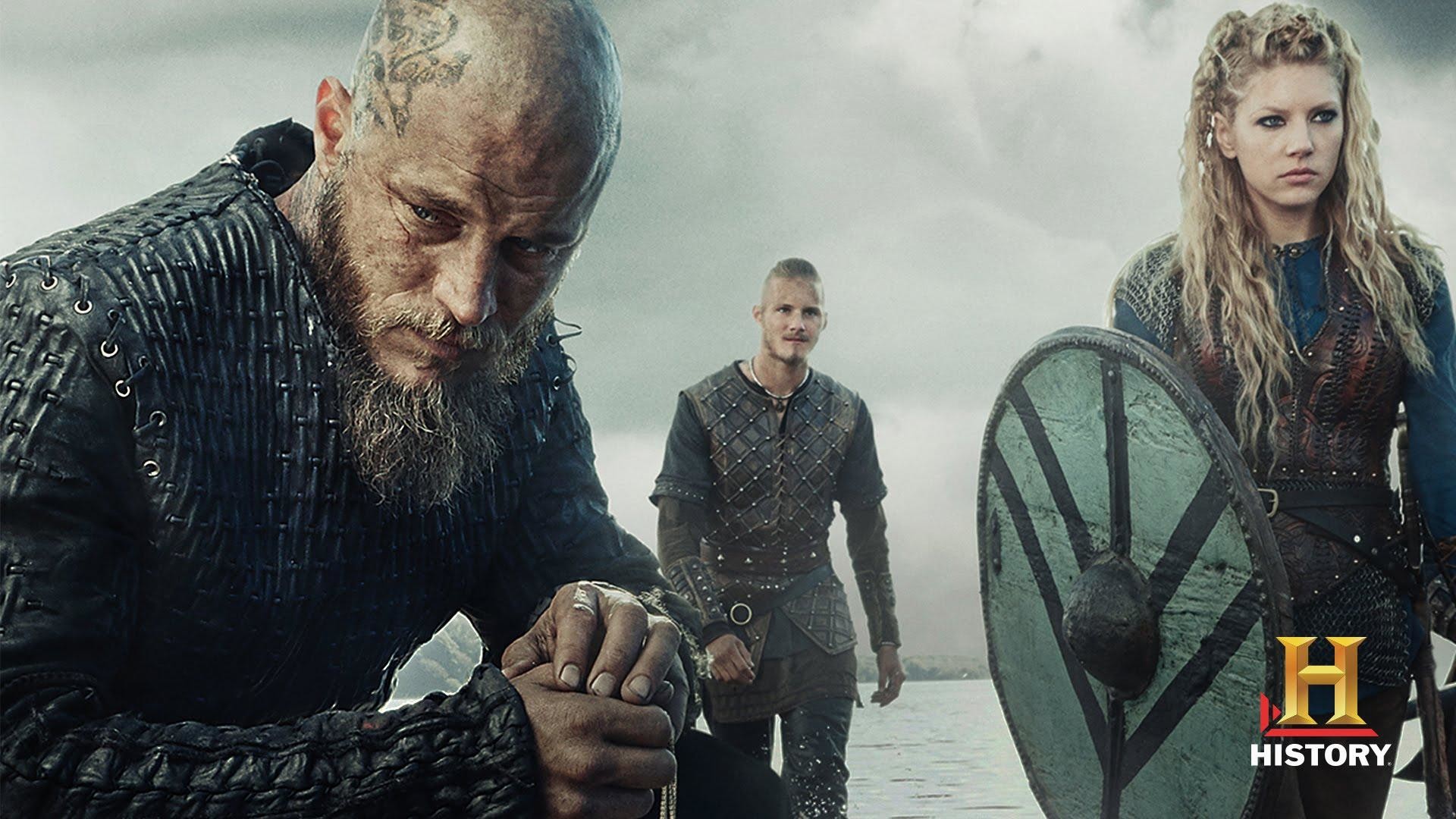 Ragnar Lothbrok, Lagertha, Bjorn Ironside, Vikings, History, 1920x1080, immagine di sfondo