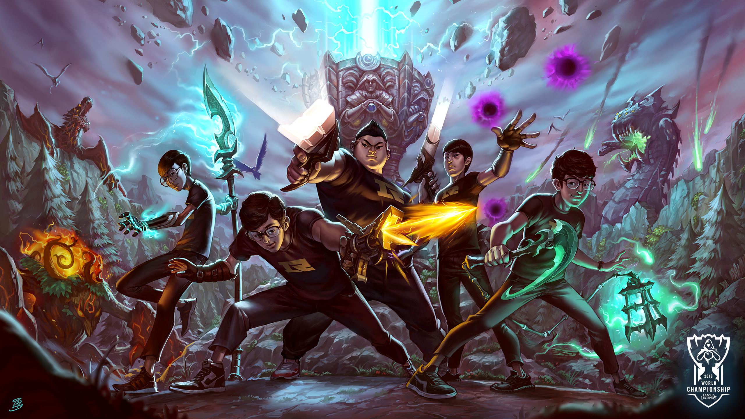 Samsung White, Campionato mondiale 2014, League of Legends, Esports, wallpaper desktop 2K