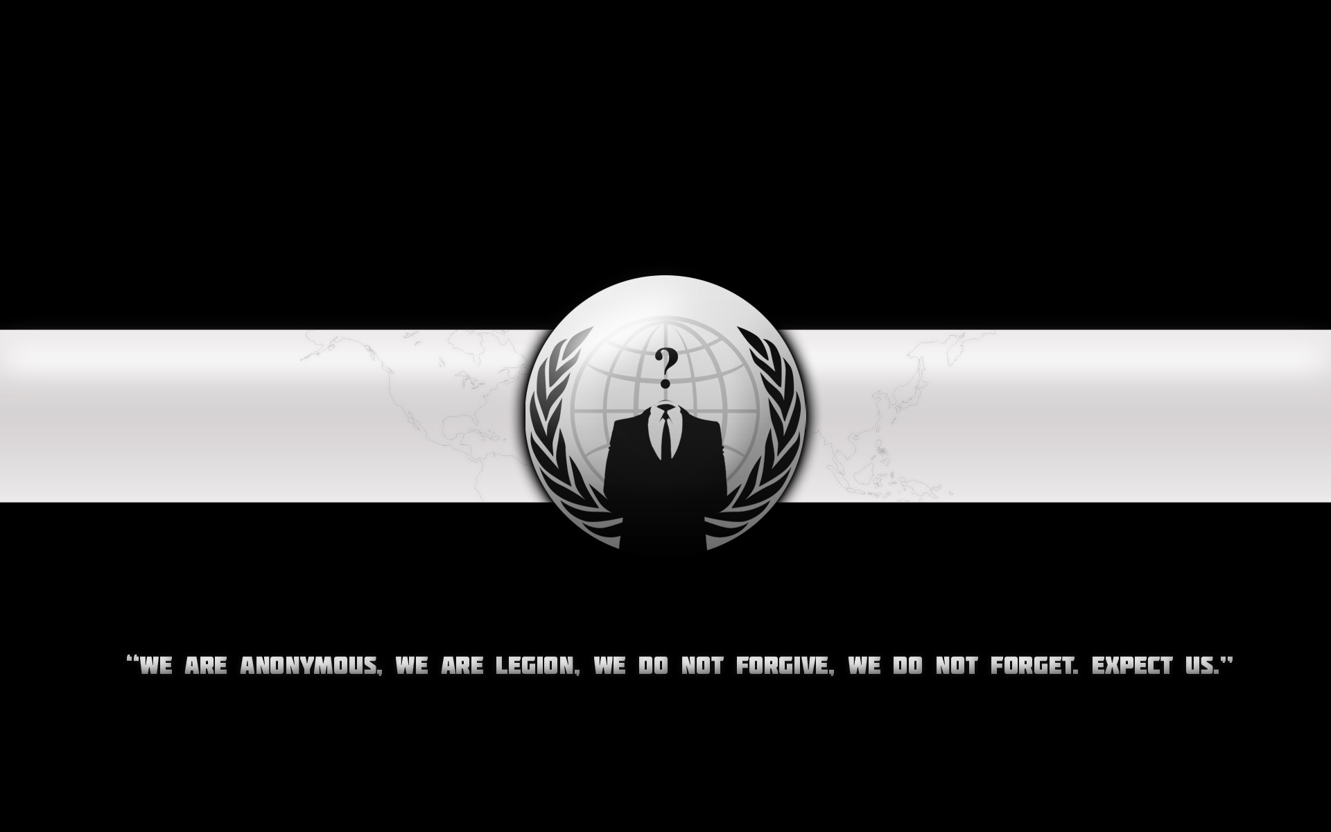 Anonymous, Logo di Anonymous, We are legion, Citazione, 16:10 Full HD, sfondo widescreen