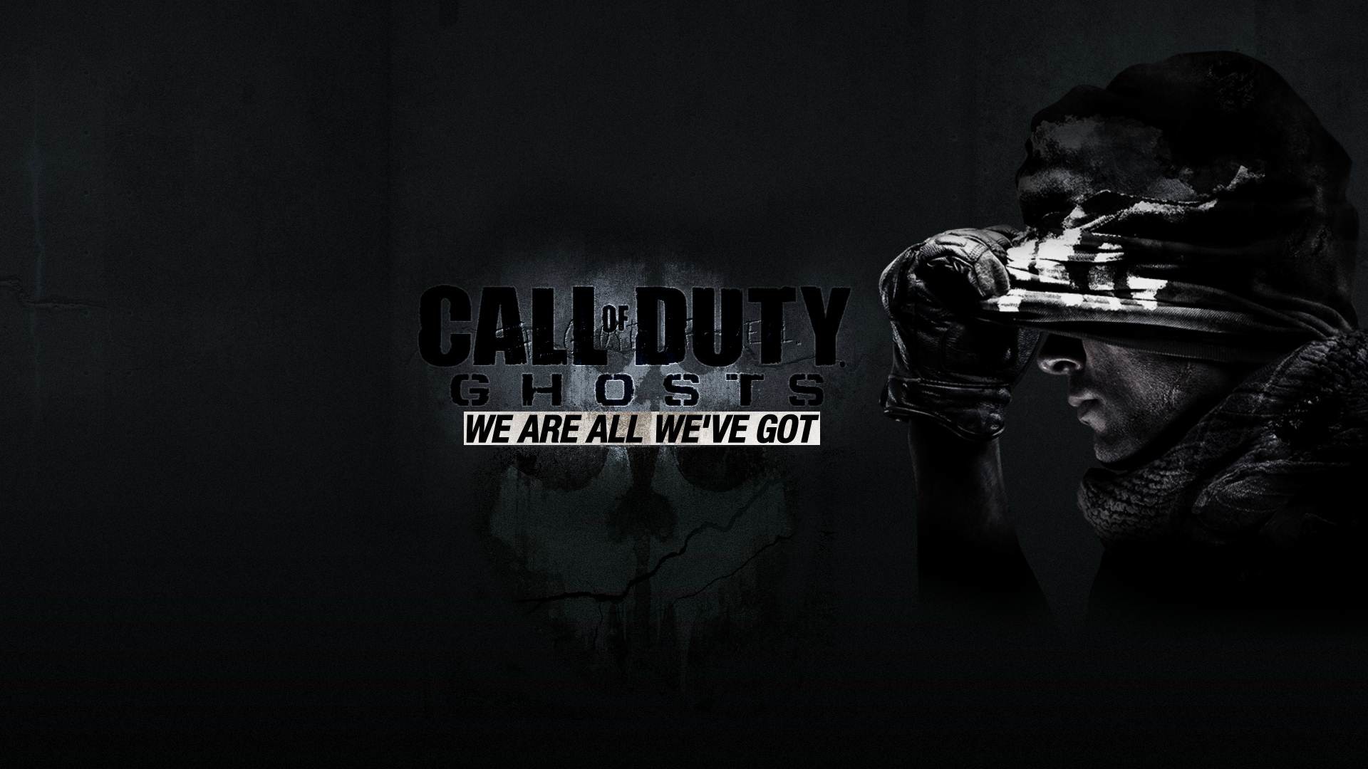 Call of Duty: Ghosts, Soldato, Sfondo scuro, Full HD, wallpaper per PC