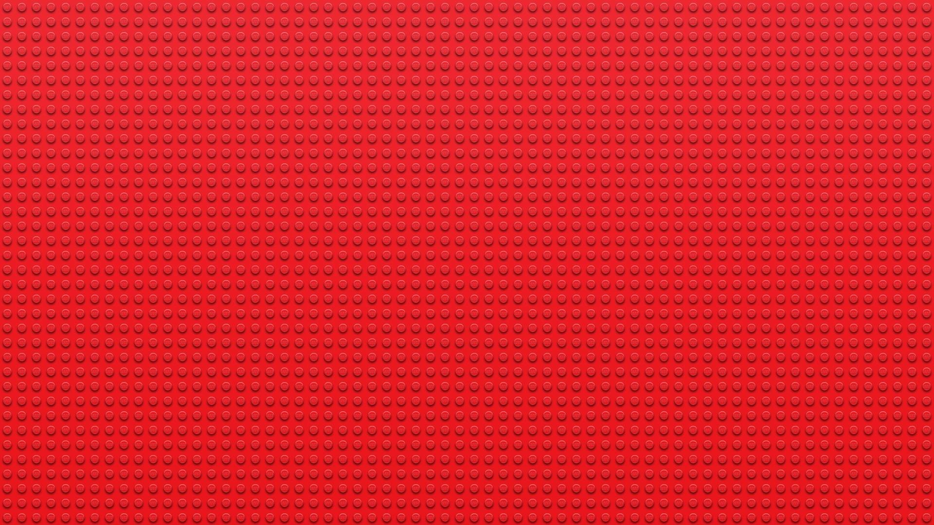 Piastra LEGO, Rosso, Texture, 1920x1080, sfondo per PC