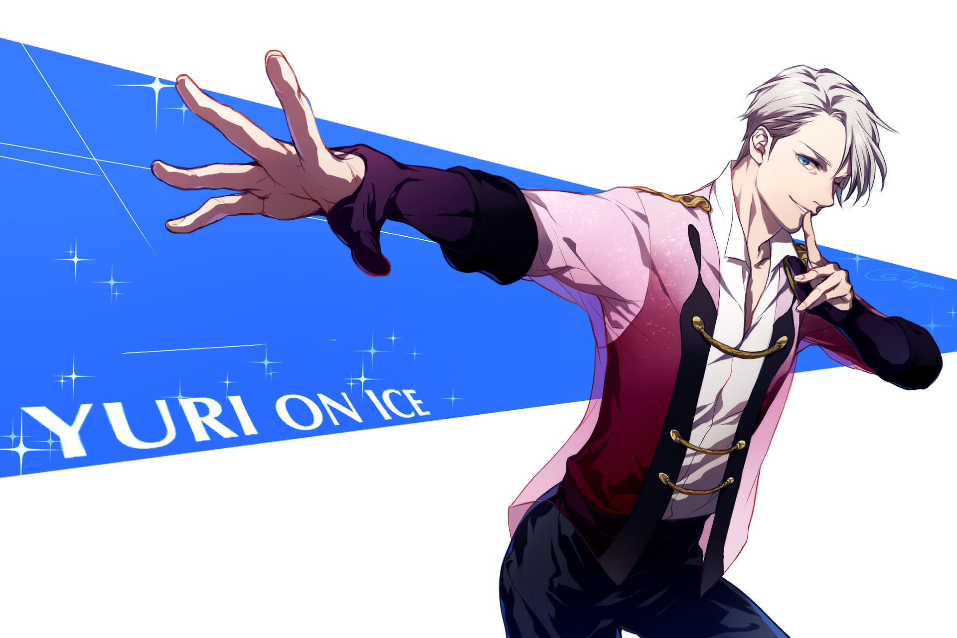 Victor Nikiforov, Yuri!!! on Ice, Pattinaggio artistico, Full HD, wallpaper desktop