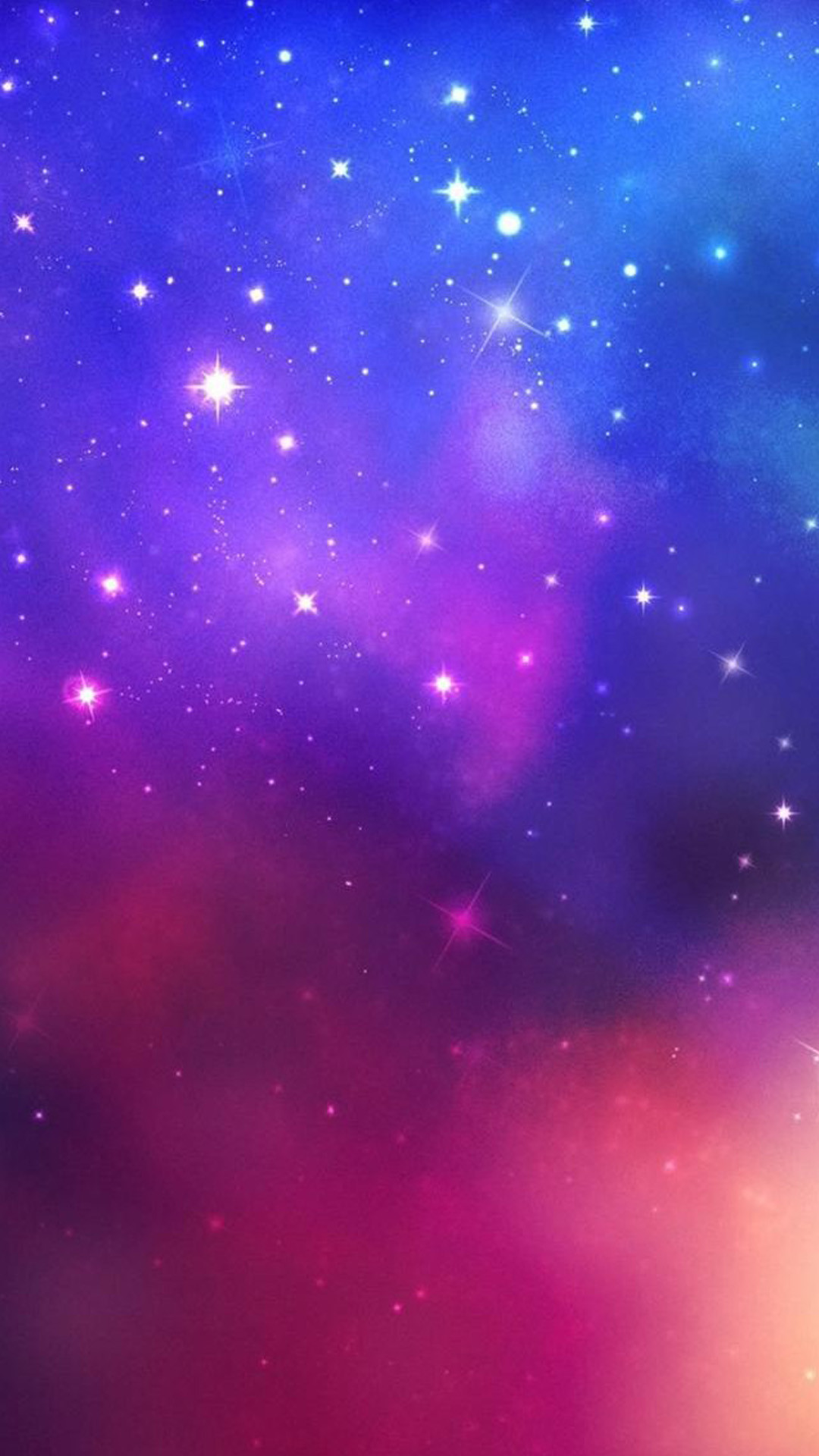Spazio, Nebulosa, Stelle, Viola, Full HD, schermata di blocco iPhone 6