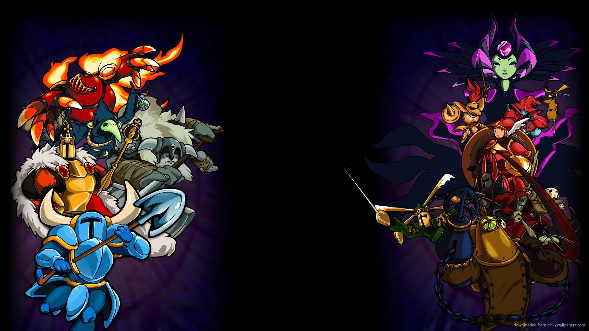 Shovel Knight, Enchantress, Videogioco, Pixel art, sfondo PC Full HD