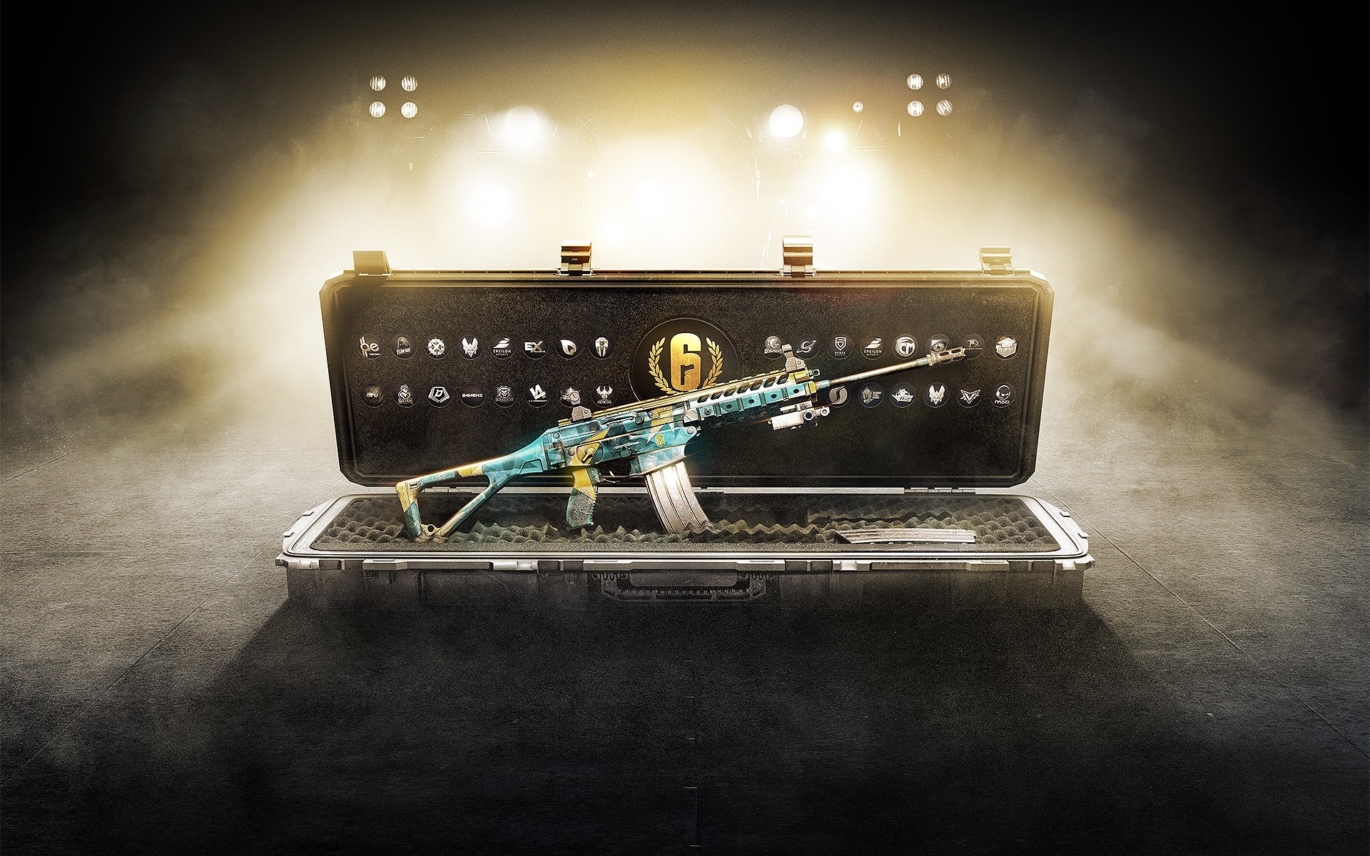 Rainbow Six Siege, Valigetta, Fucile, Skin arma, 1920x1200, wallpaper desktop