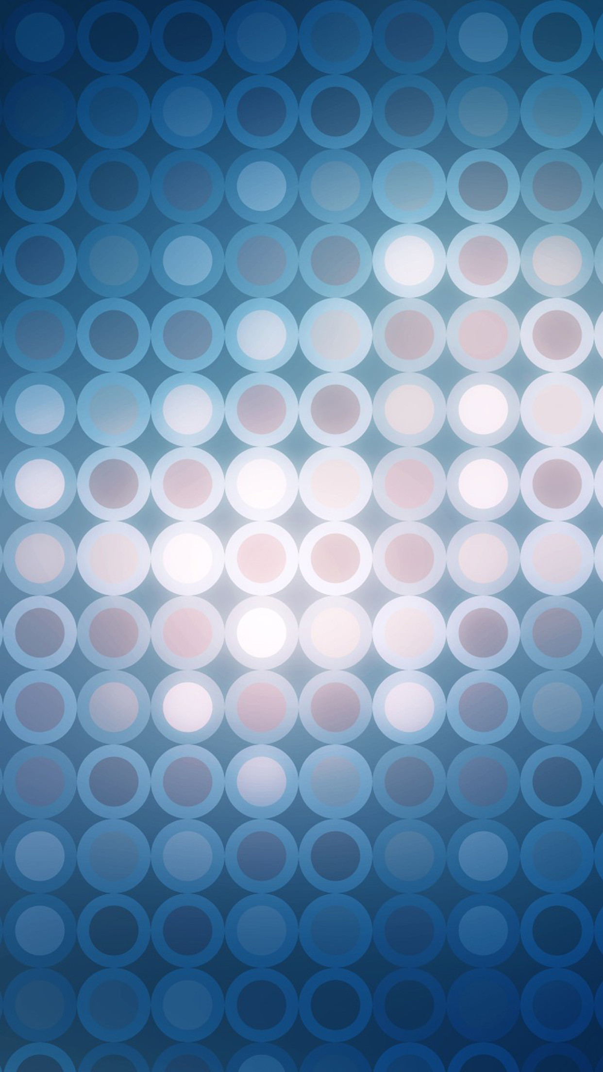 Cerchi, Pattern, Blu, Astratto, sfondo iPhone 6S Full HD