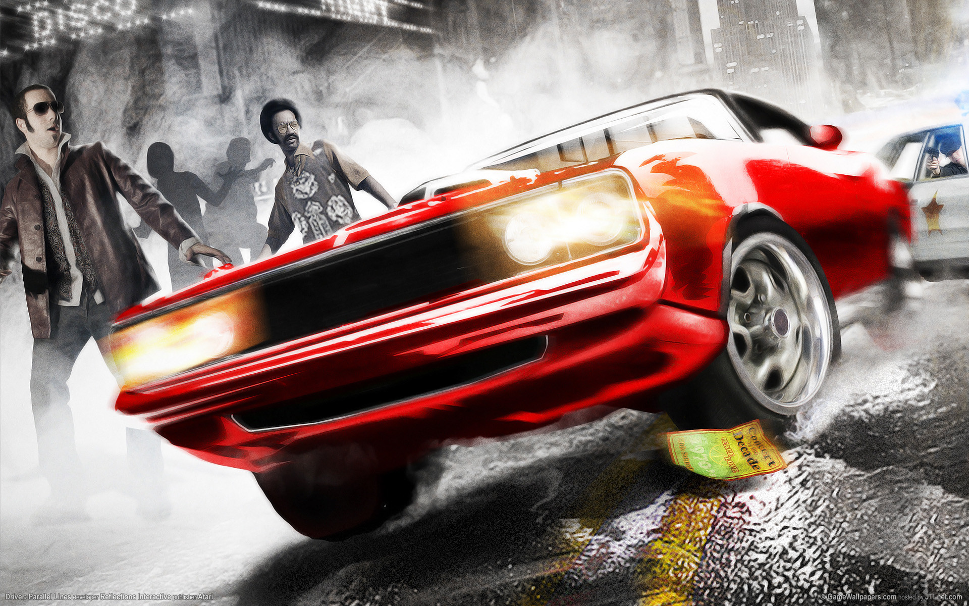 Driver: San Francisco, Muscle car, Videogioco, Rosso, 16:10 Full HD, wallpaper widescreen