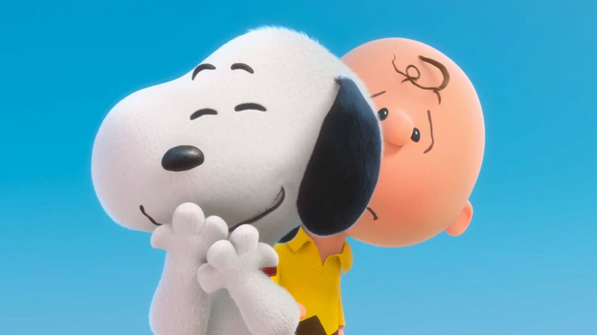 Snoopy, Charlie Brown, Abbraccio, Animazione 3D, Full HD, sfondo per PC e portatile