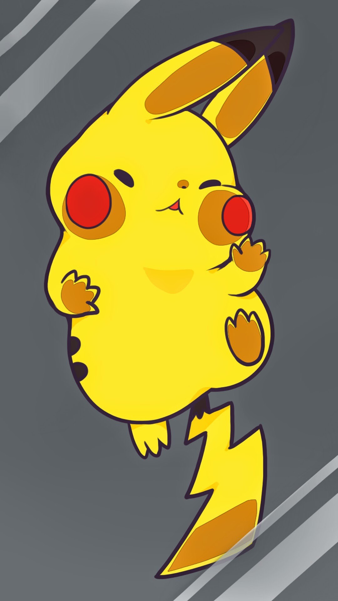 Pikachu, Pokémon, Illustrazione, Giallo, Full HD, sfondo iPhone 7 Plus