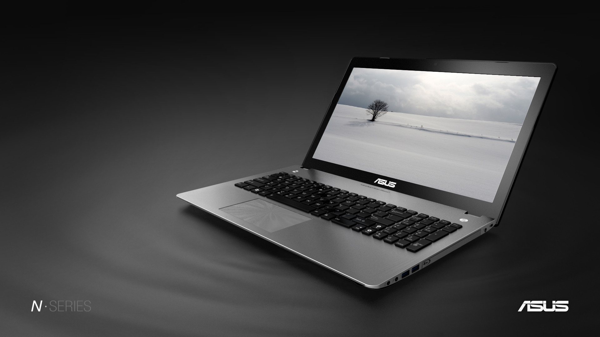 ASUS N-Series, Laptop, Argento, Grigio, 1920x1080, sfondo per PC