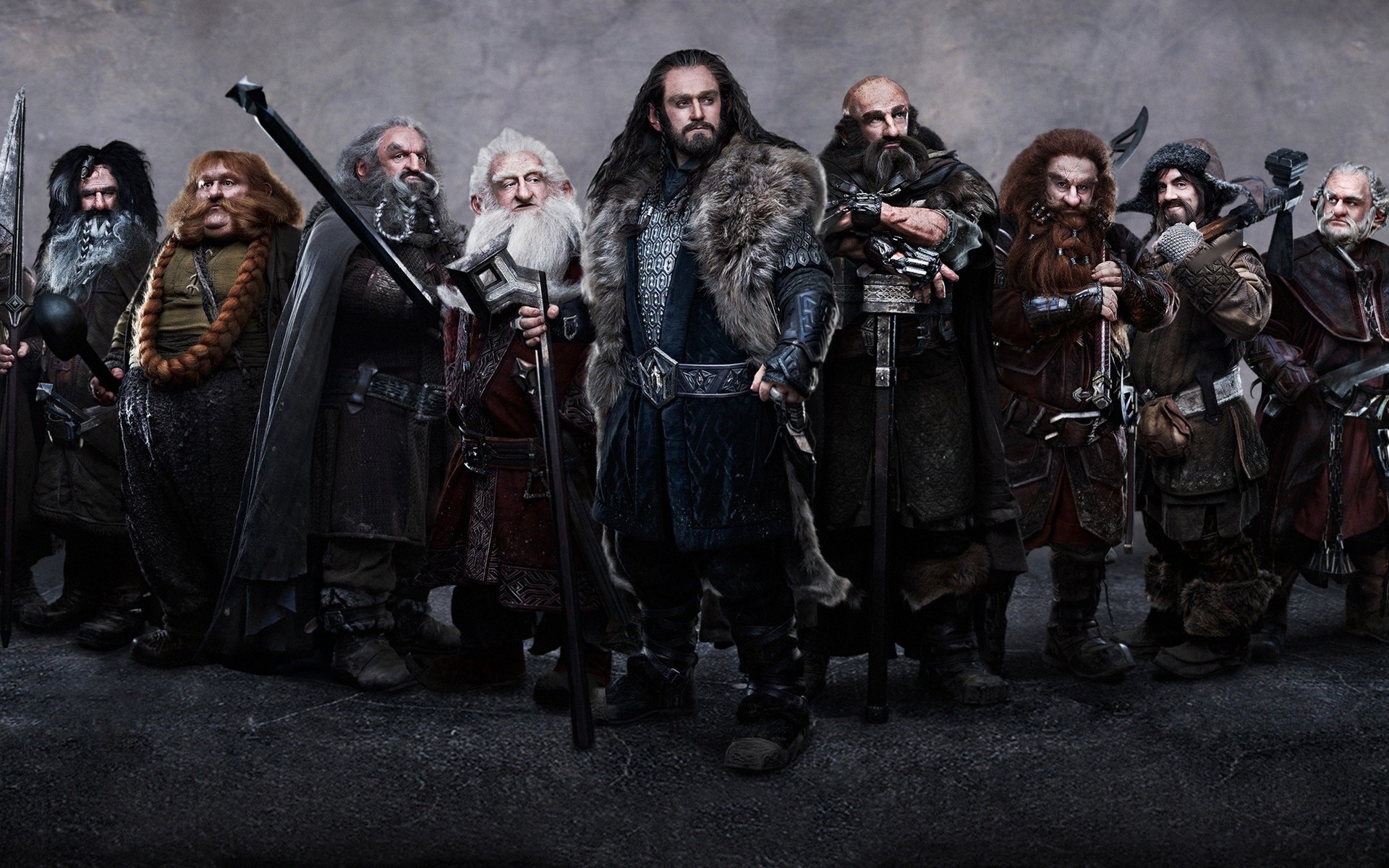 Thorin Scudodiquercia, Compagnia di Thorin, Nani, Lo Hobbit, Full HD, sfondo per PC e portatile
