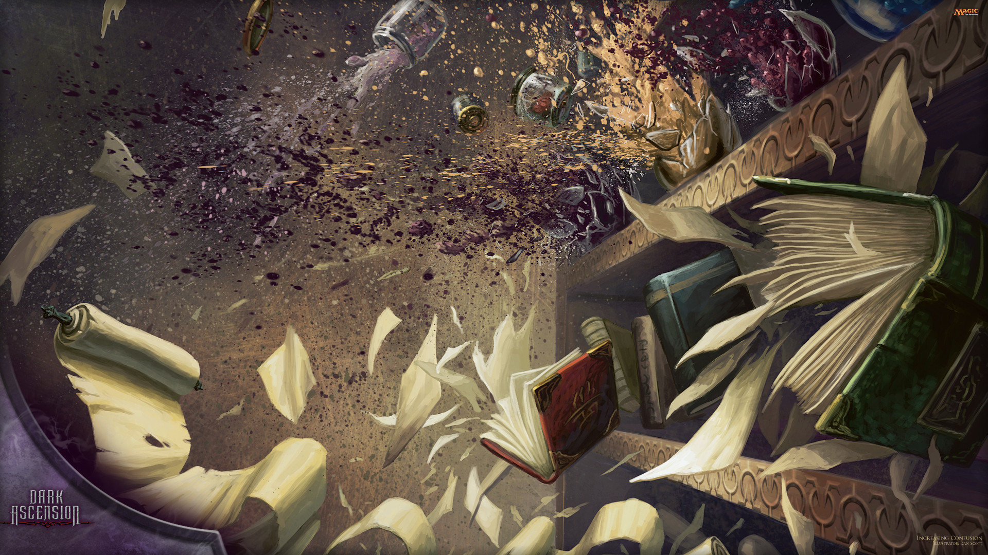 Eldritch Moon, MTG, Libri, Pergamene, Full HD, sfondo per portatile
