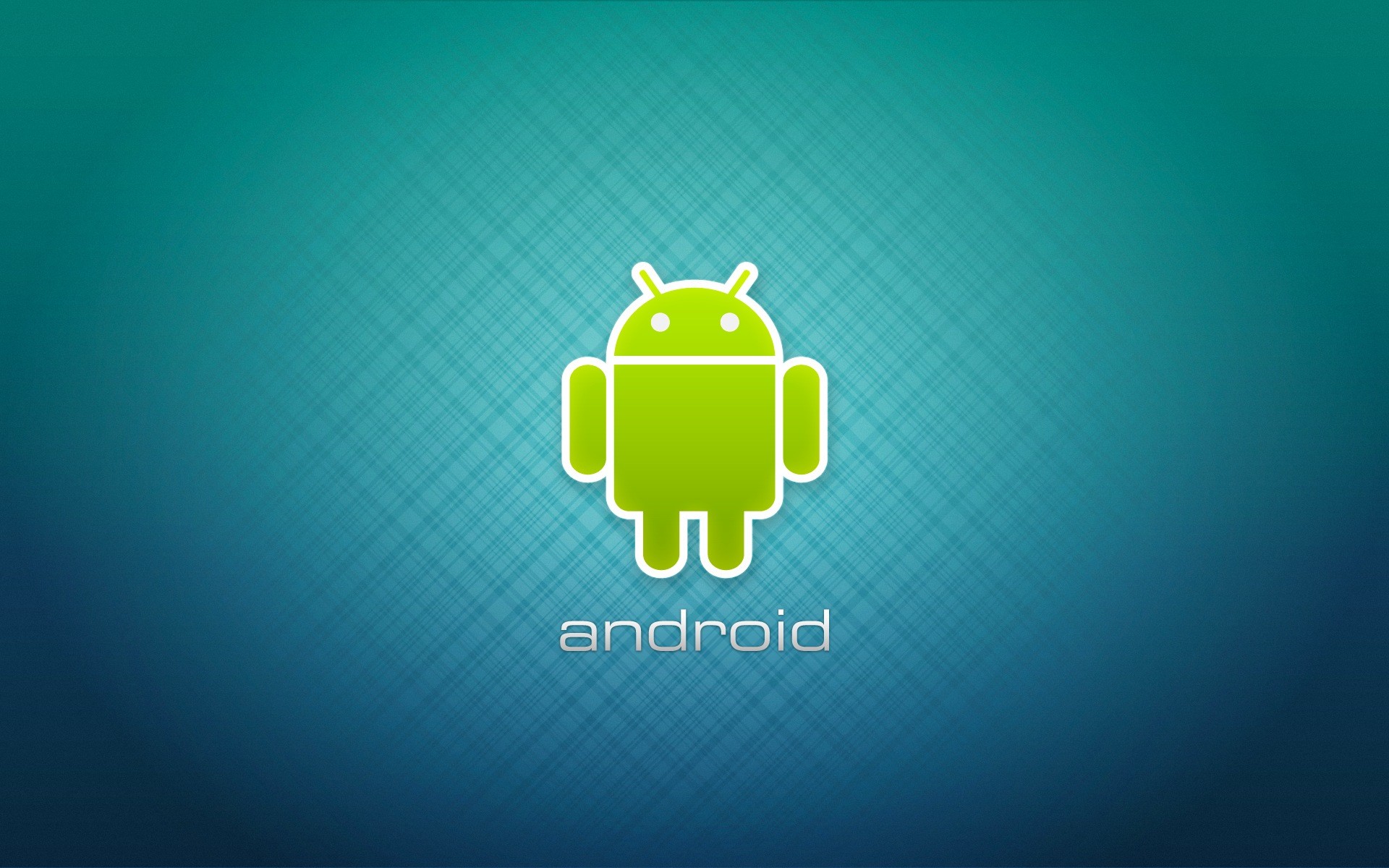 Bugdroid, Logo Android, Android, Verde acqua, 16:10 Full HD, sfondo widescreen