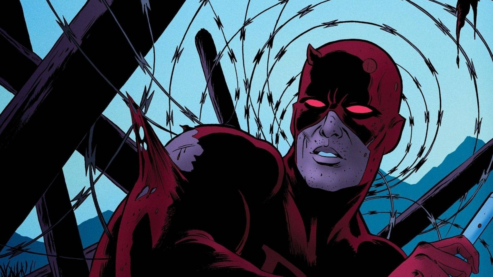 Daredevil, Filo spinato, Fumetti, Full HD, sfondo per portatile
