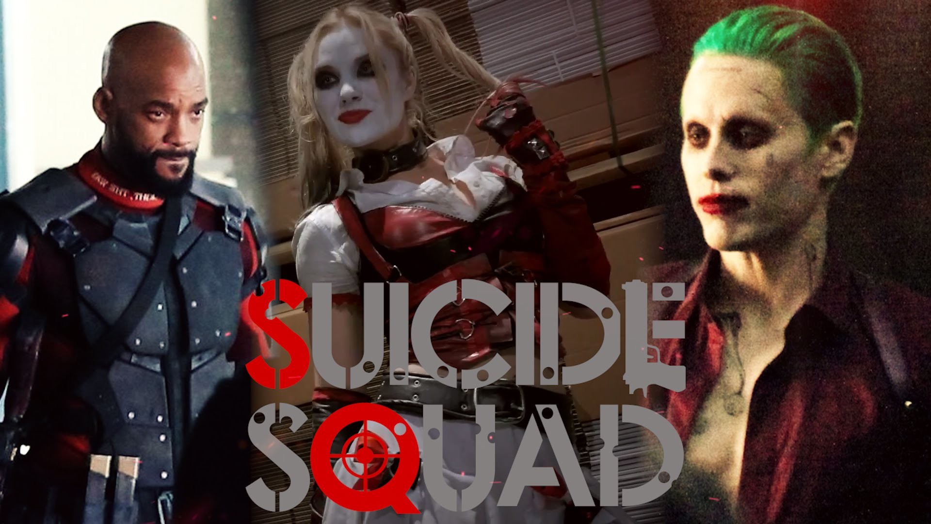 Deadshot, Harley Quinn, Joker, Will Smith, Jared Leto, Suicide Squad, sfondo desktop 1920x1080
