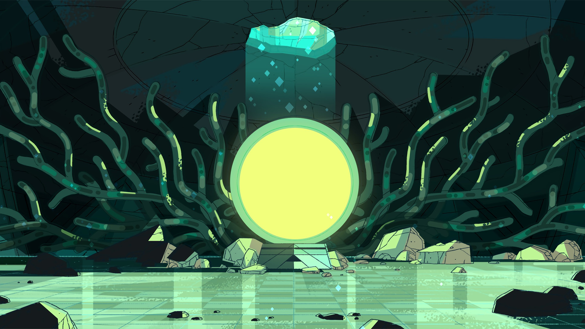 Steven Universe, Kindergarten, Verde, 16:9 Full HD, sfondo widescreen