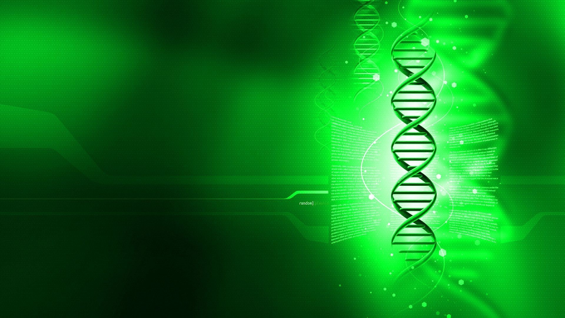 DNA, Doppia elica, Verde, Full HD, sfondo desktop