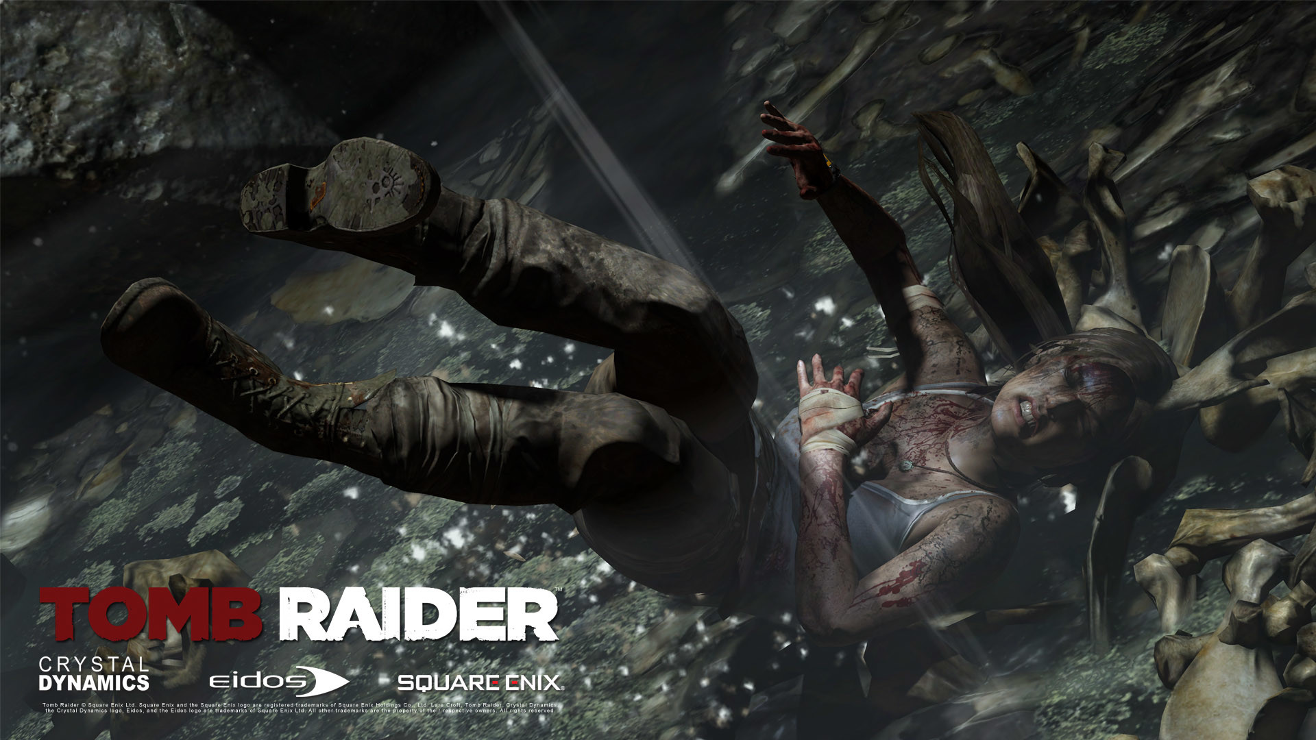 Lara Croft, Tomb Raider (2013), Crystal Dynamics, Square Enix, Scena horror, sfondo per PC