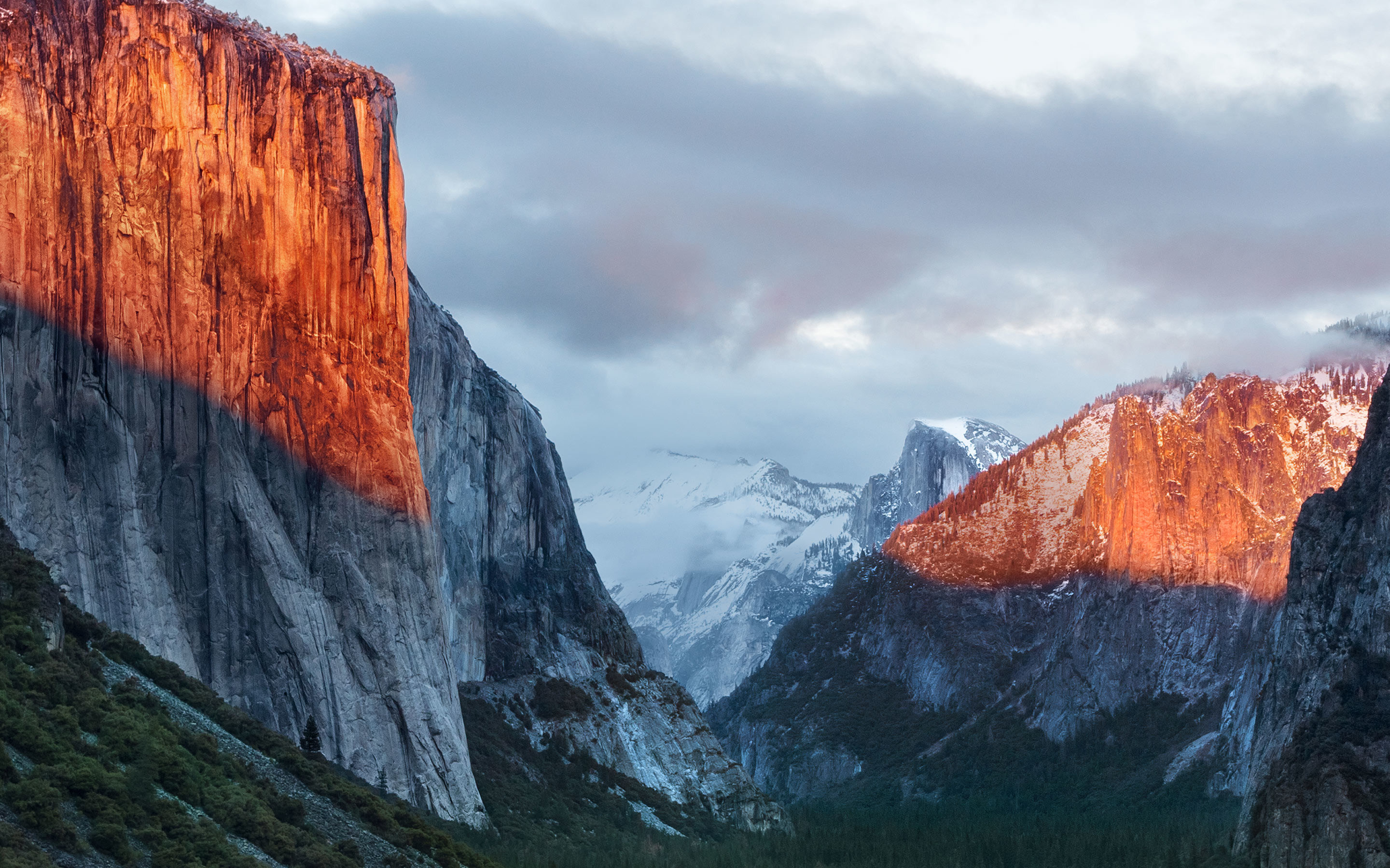 El Capitan, OS X El Capitan, Yosemite, Tramonto, 2K, wallpaper per PC