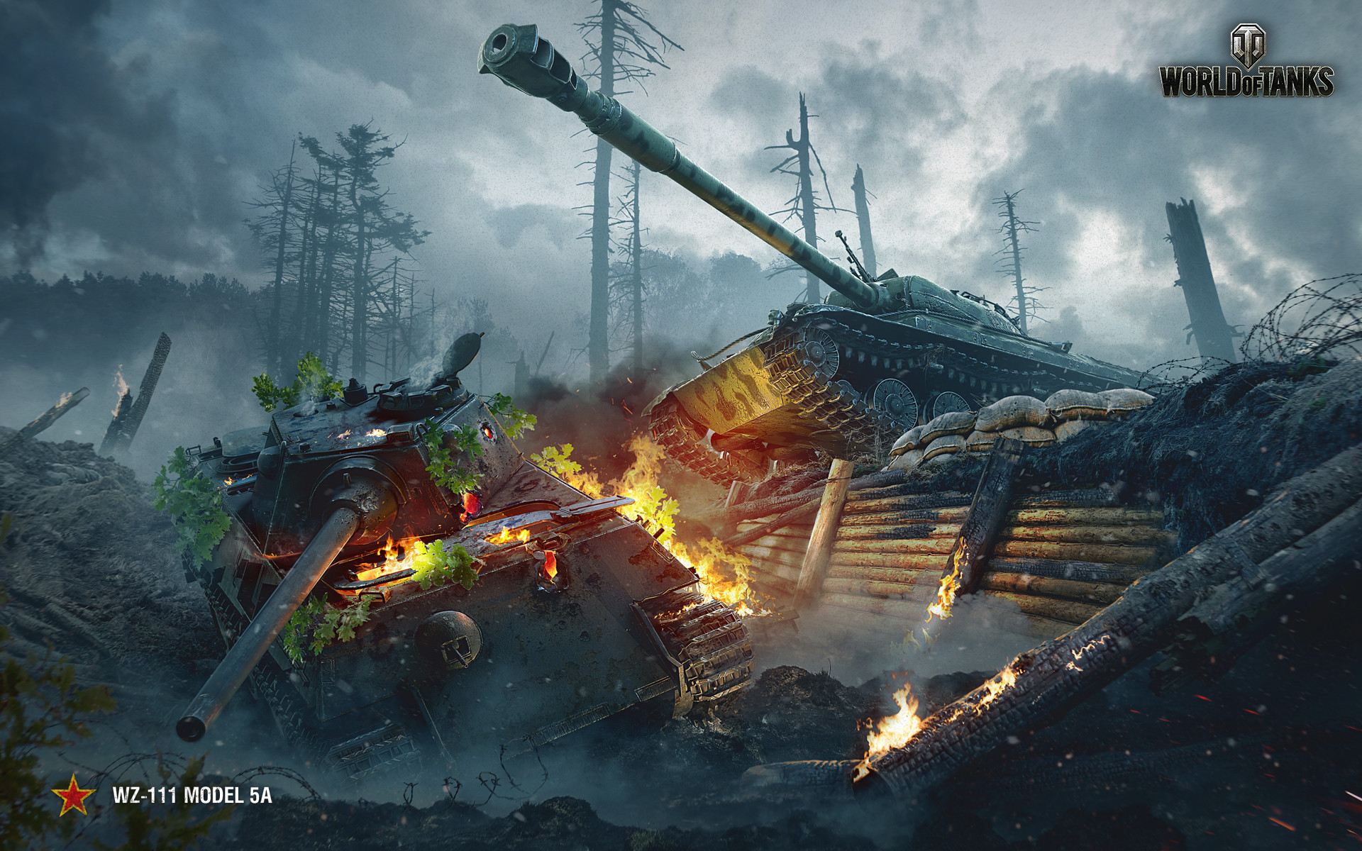 World of Tanks, WZ-111 Model 5A, Carro armato, Videogioco, 1920x1200, immagine di sfondo
