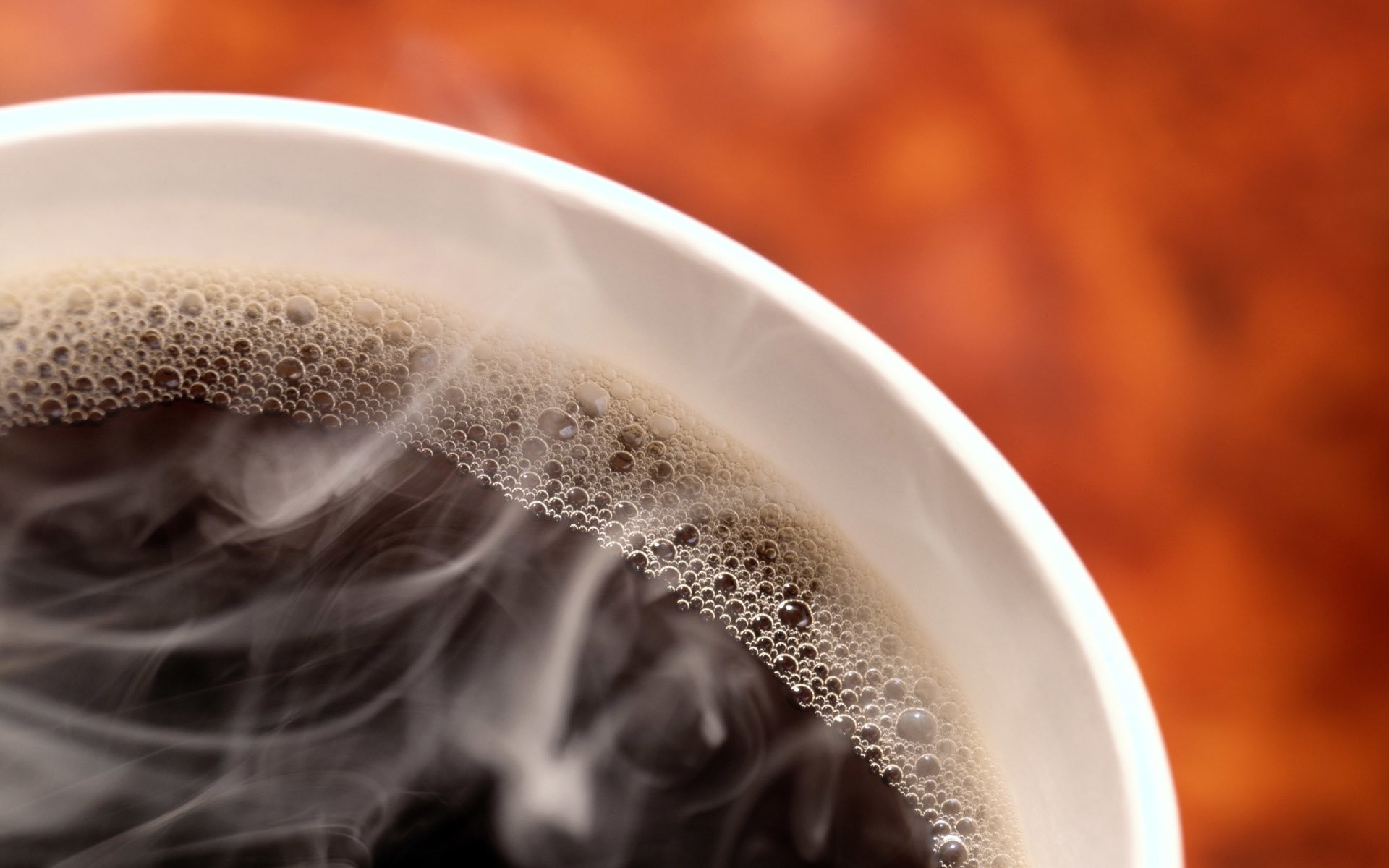 Caffè nero, Schiuma, Vapore, Macro, 1920x1200, sfondo per PC