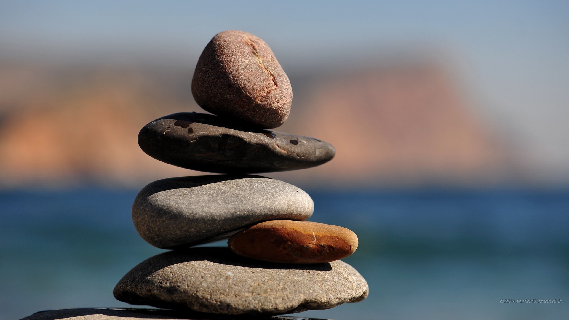 Pietre impilate, Zen, Mare, Equilibrio, sfondo per cellulare