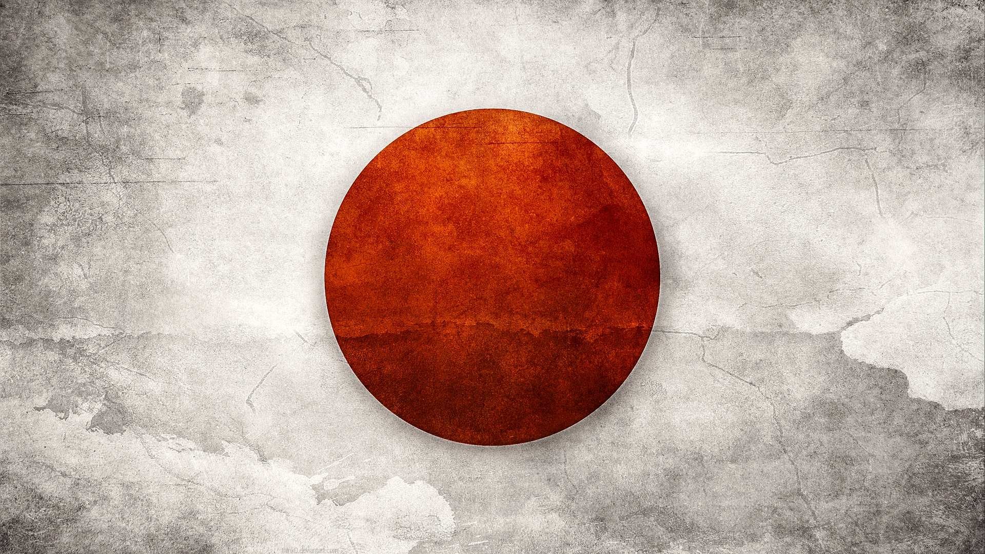 Bandiera del Giappone, Hinomaru, Cerchio rosso, Texture, Giappone, sfondo per portatile